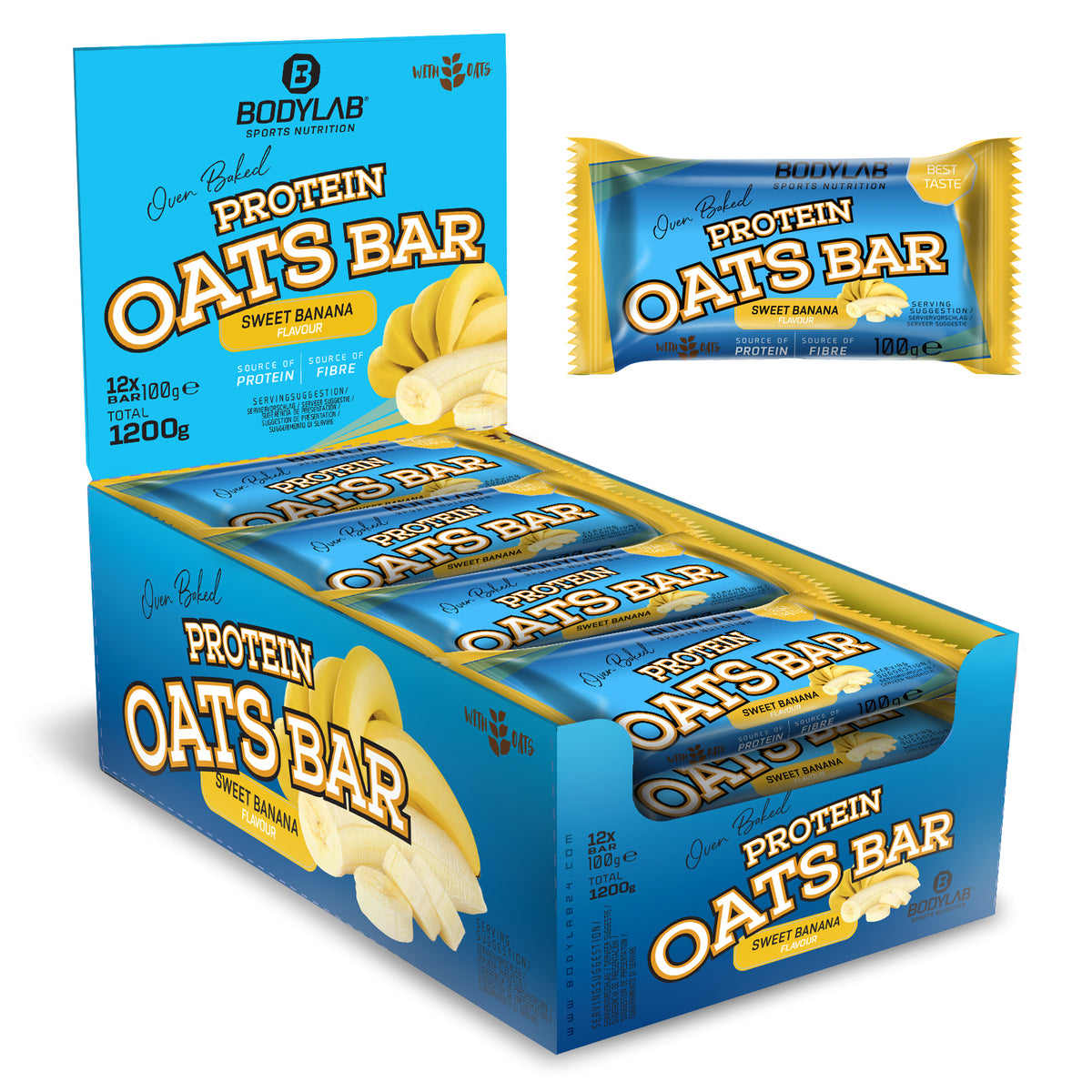 Protein Oats Bar (12x100g) Banana