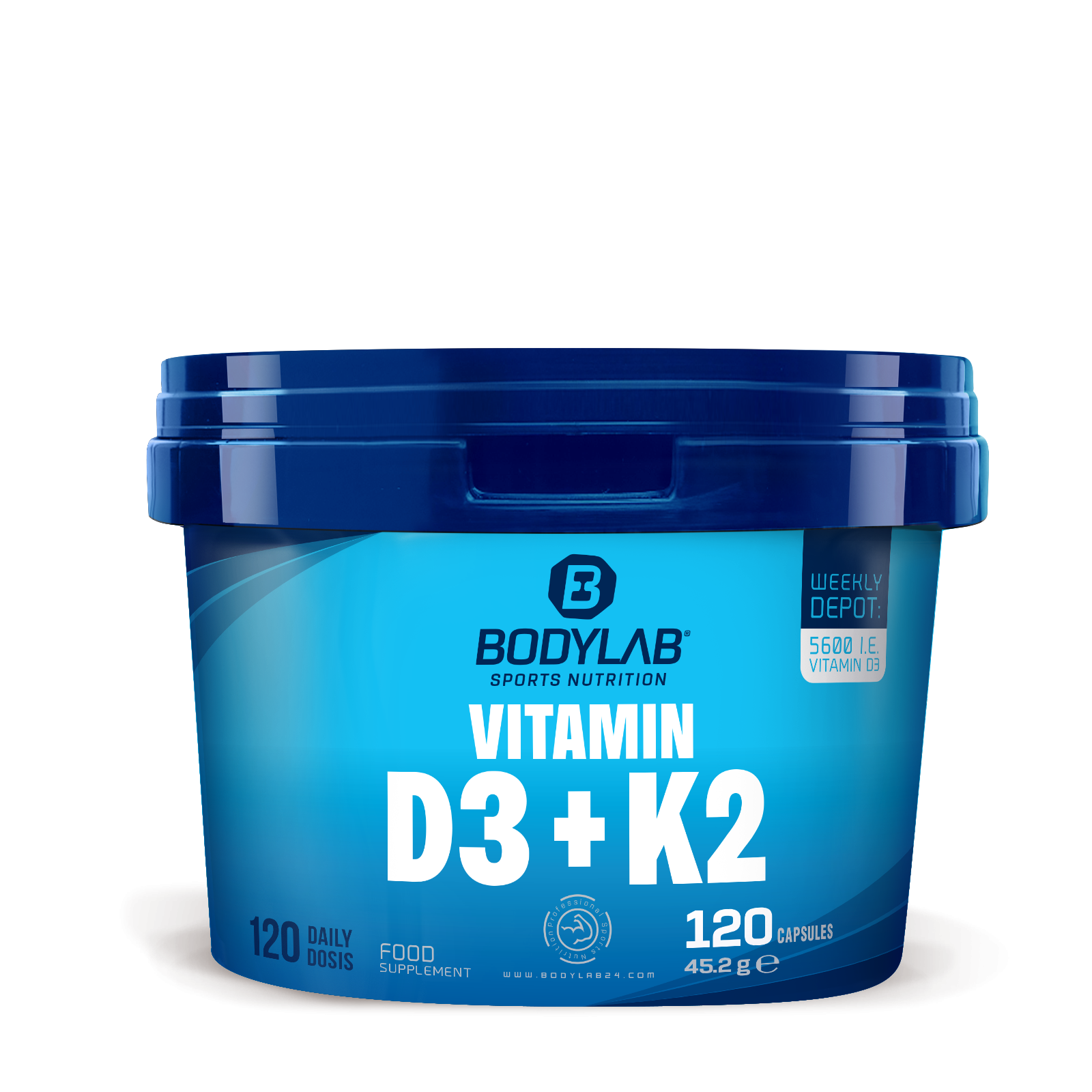 Vitamine D3 + K2 (120 capsules)