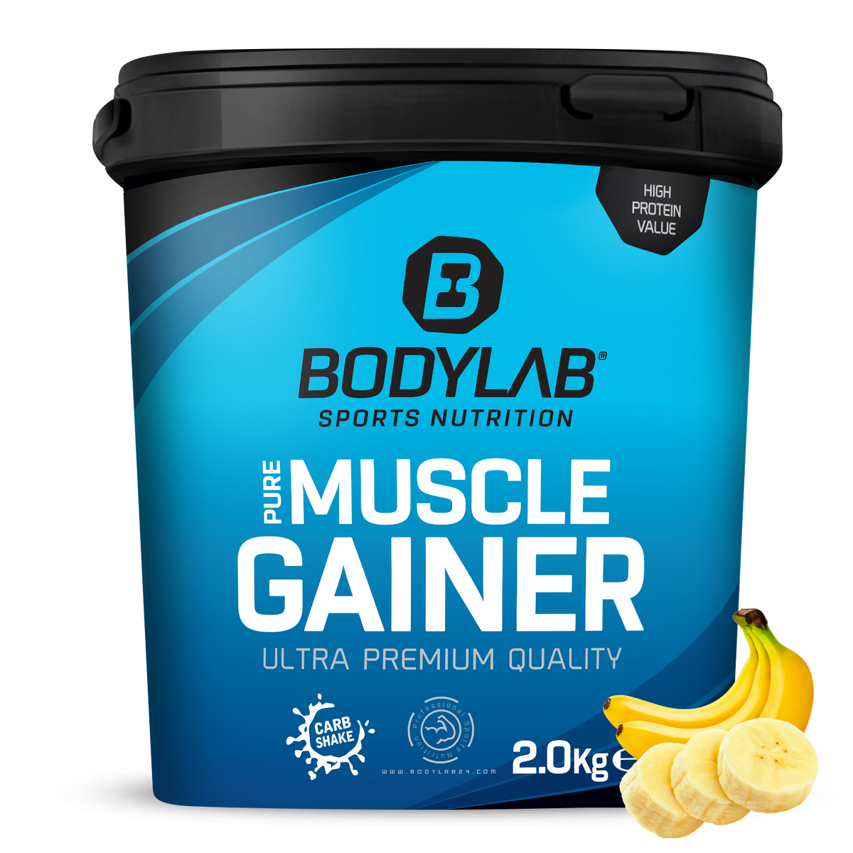 Pure Muscle Gainer (2000g) Banana