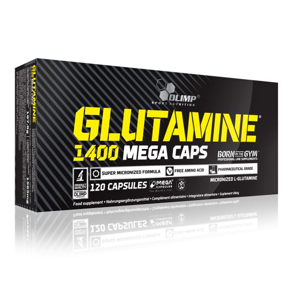 Glutamine Mega caps 1400 (120 caps)