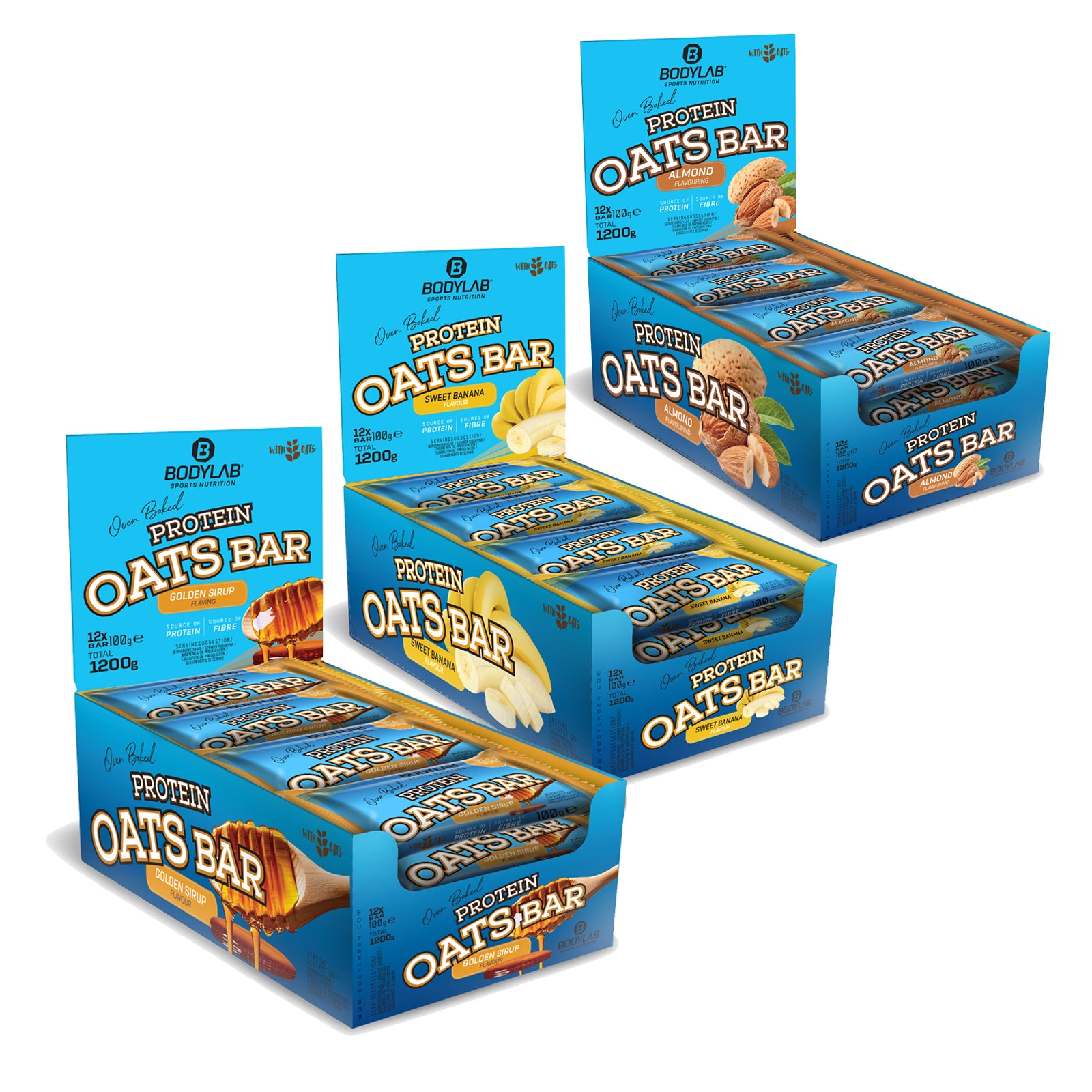 3 x Protein Oats Bar (elk 12x100g)