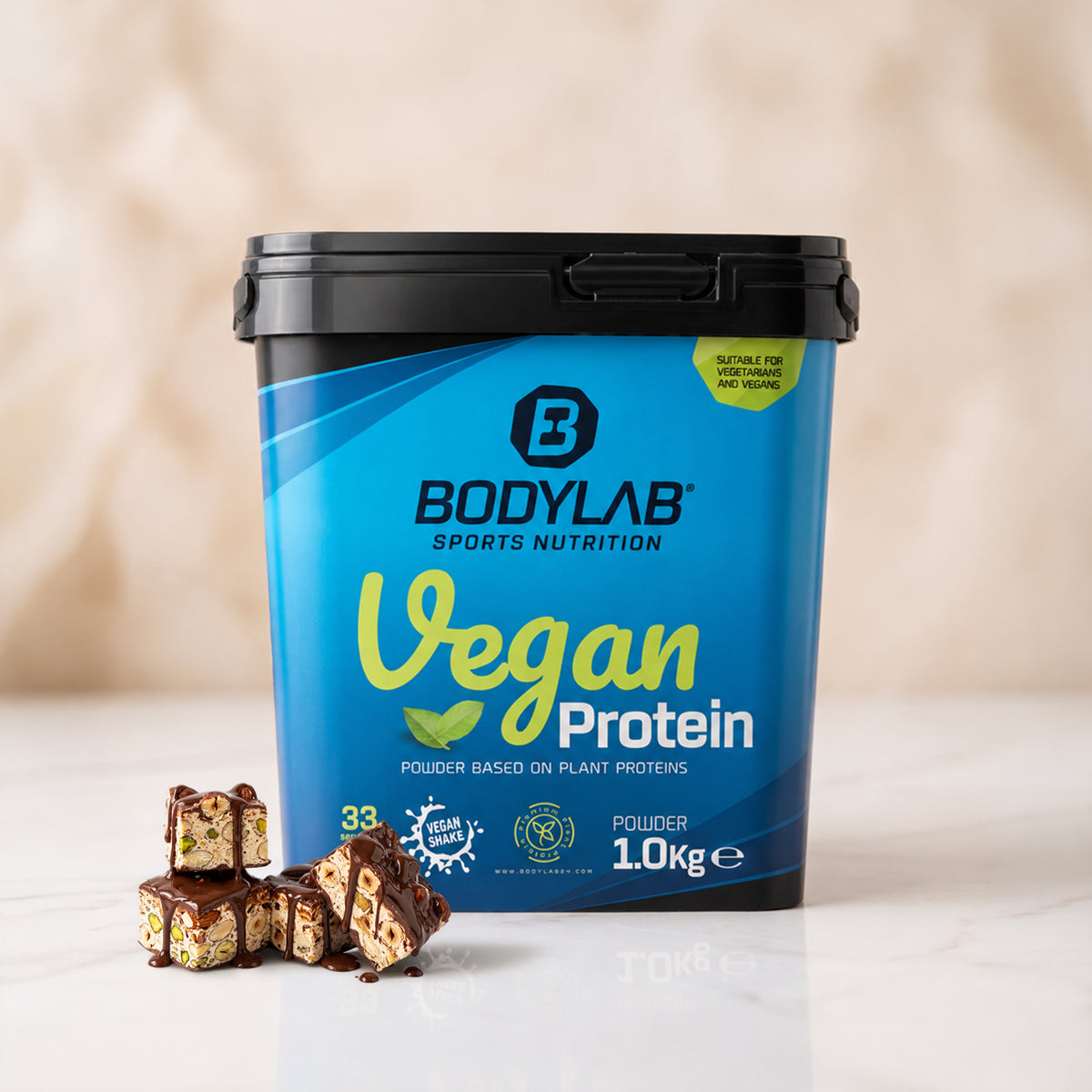 Vegan Protein (1000g) Chocolate-Nougat