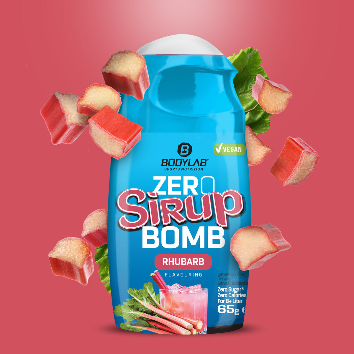 ZERO Sirup BOMB (65ml) Rhubarb