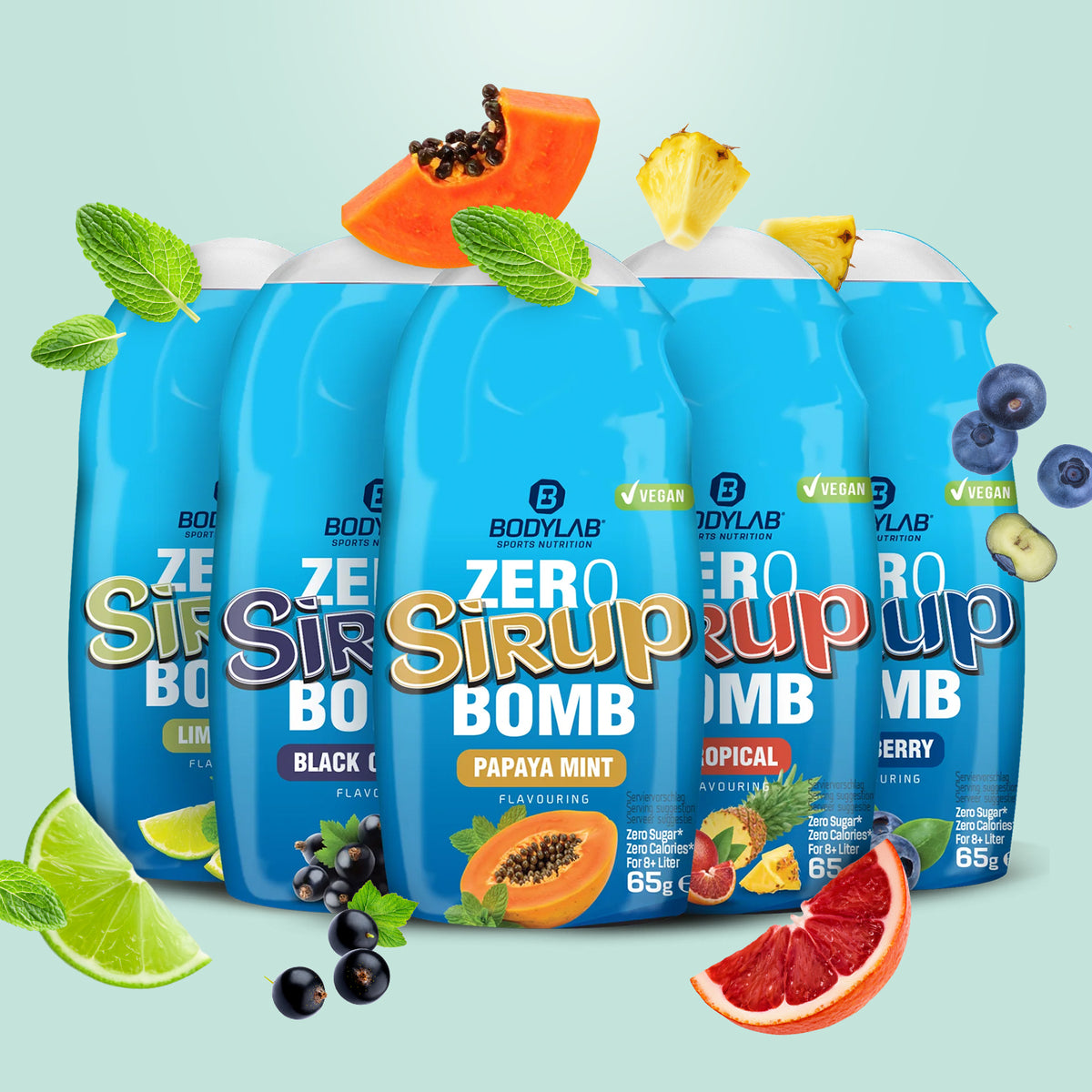ZERO Sirup BOMB 1.0 - 4.0 Box  (5x65ml) Mixed Box 4