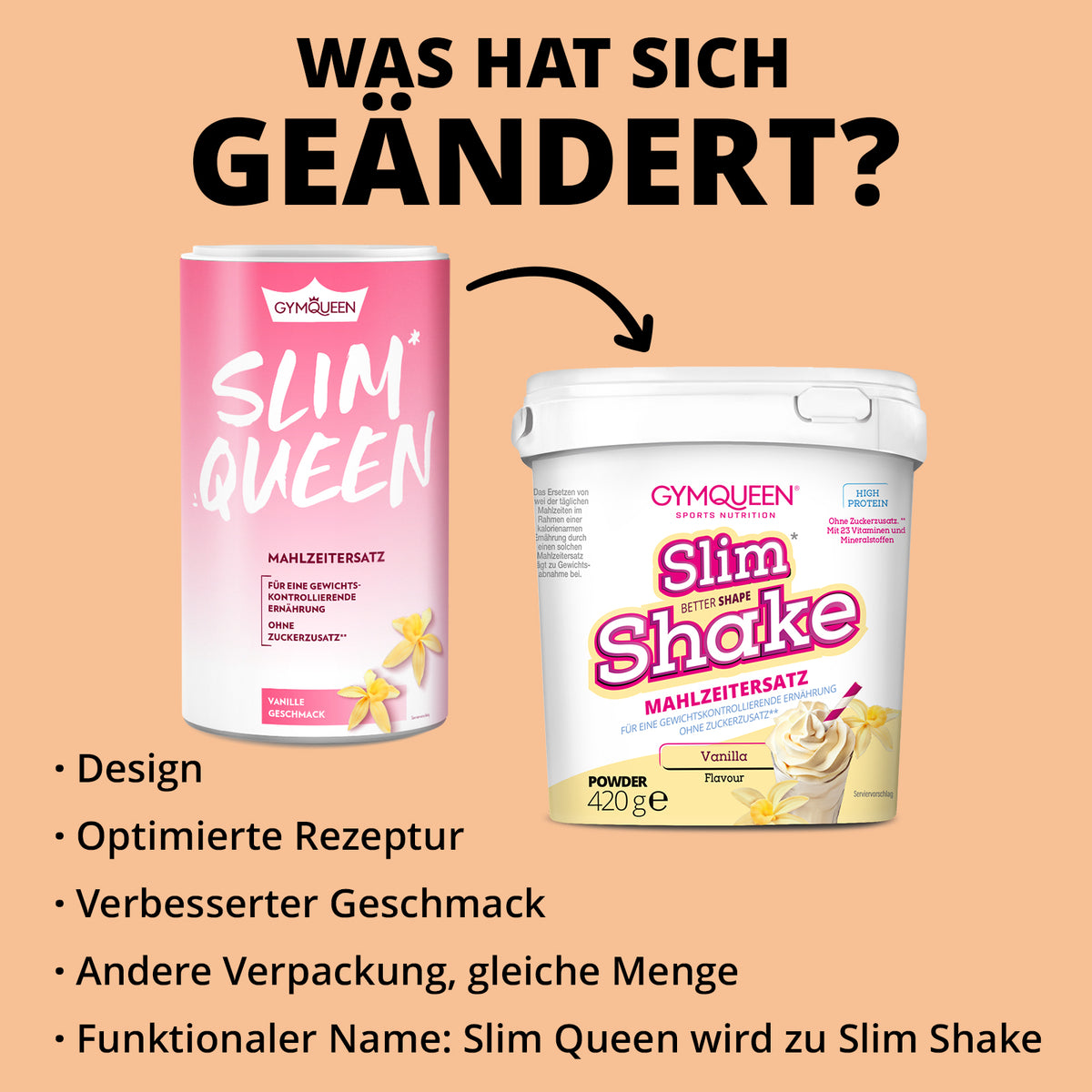 Slim Shake - maaltijdvervangende shake (420g)
