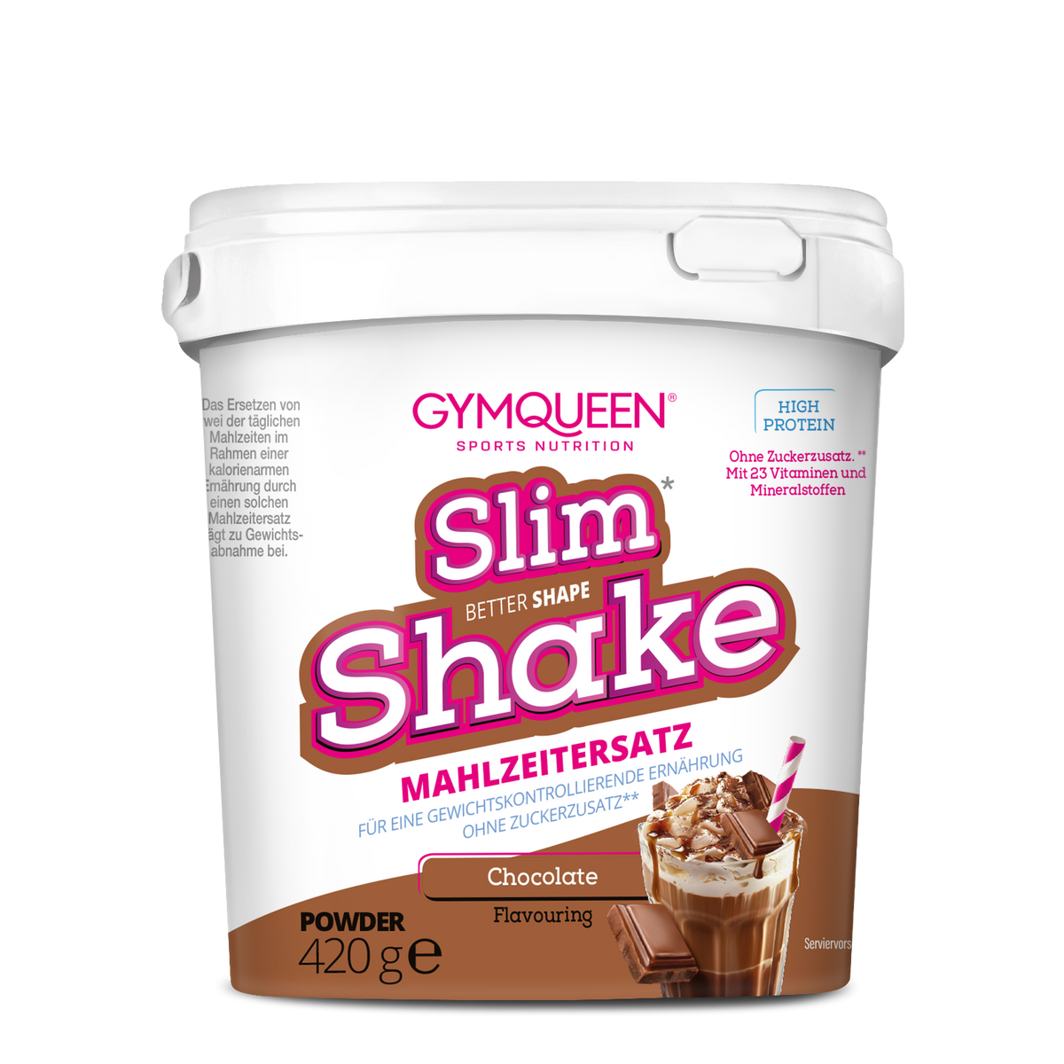 Slim Shake - maaltijdvervangende shake (420g) Chocolate