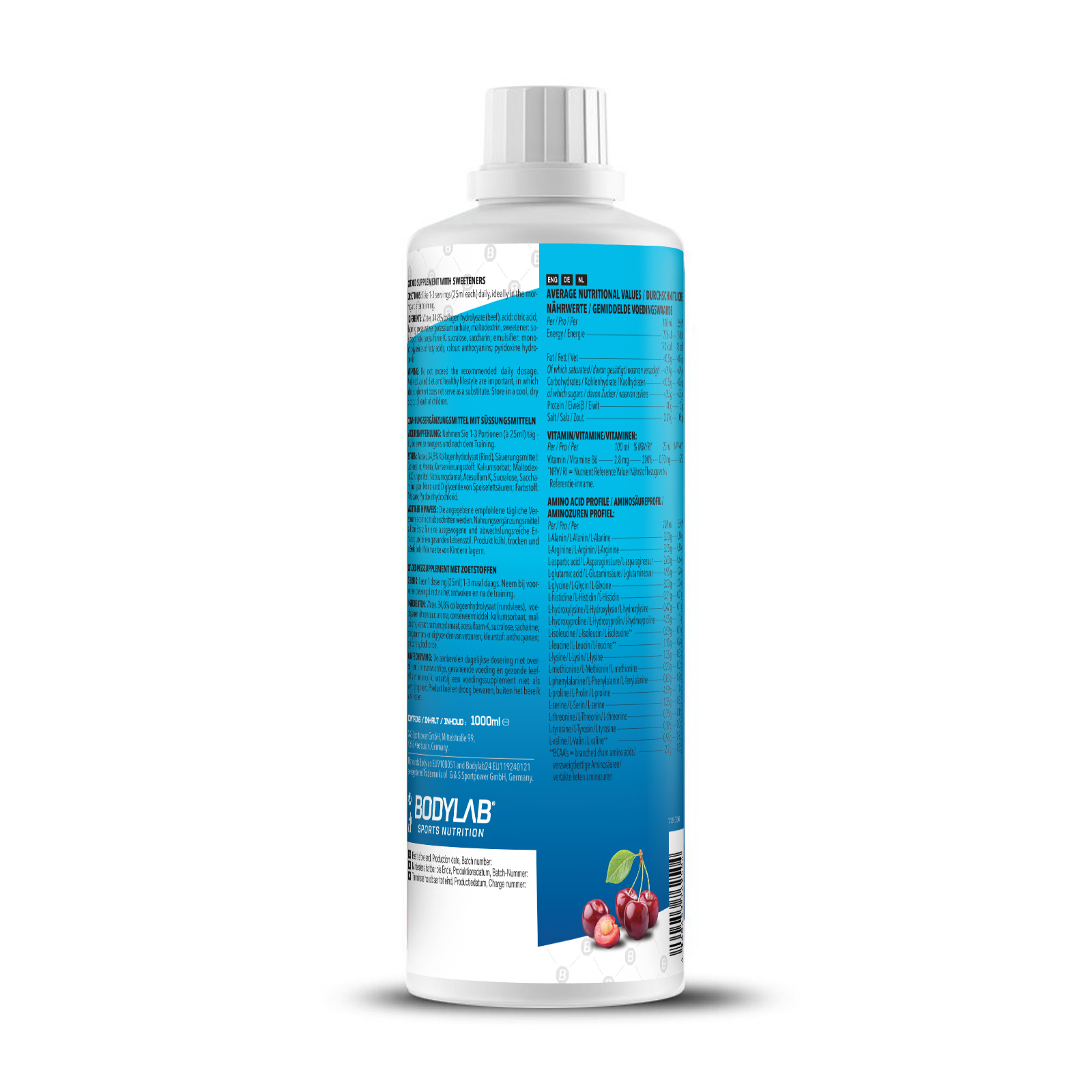 Amino Liquid - 1000ml - Cherry Berry