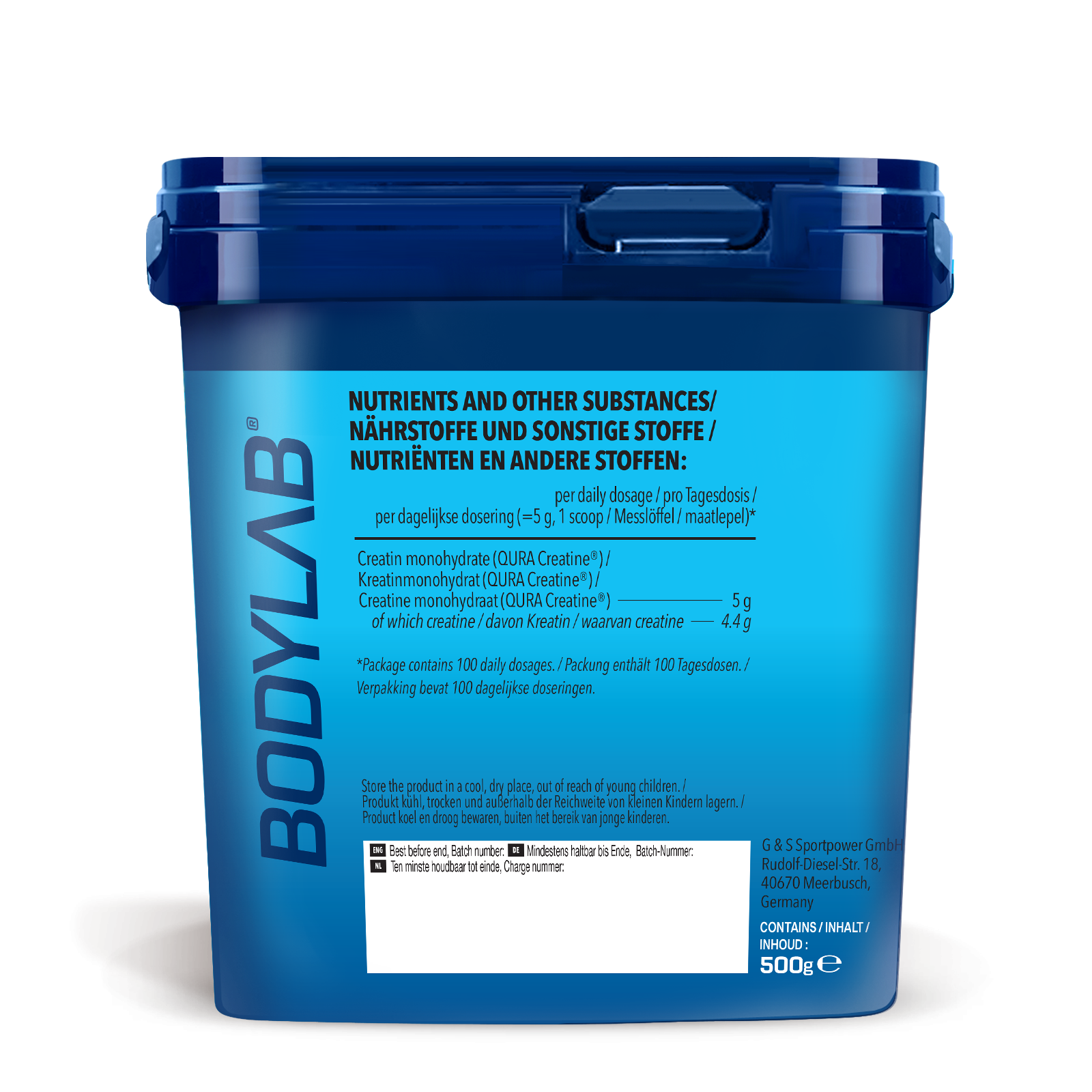 QURA Creatine ™ Monohydrate (500g)