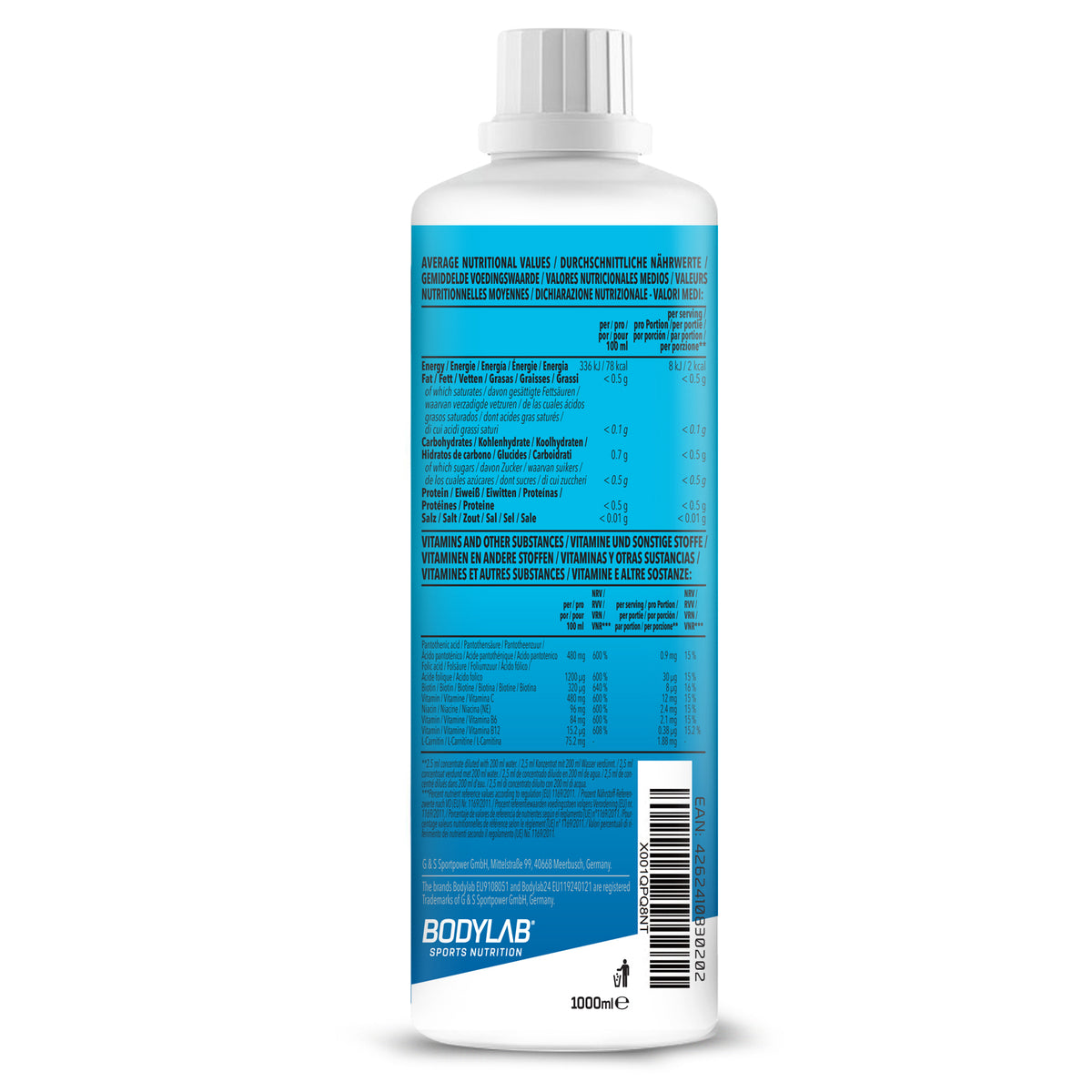 Vital Zero Drink (1000ml) Forest Fruit