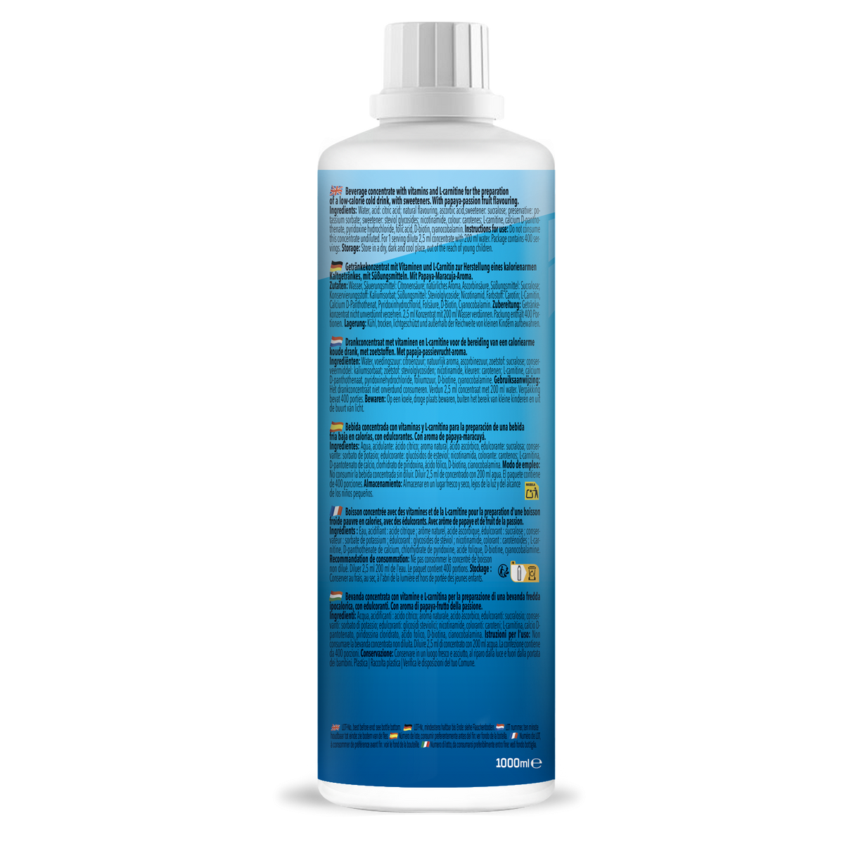 Vital Zero Drink (1000ml) Papaya Passion Fruit
