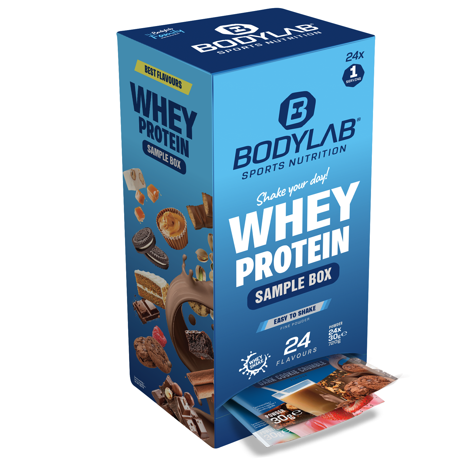 BODYLAB Whey Protein Adventskalender - 24 smaken (24 x 30 g)