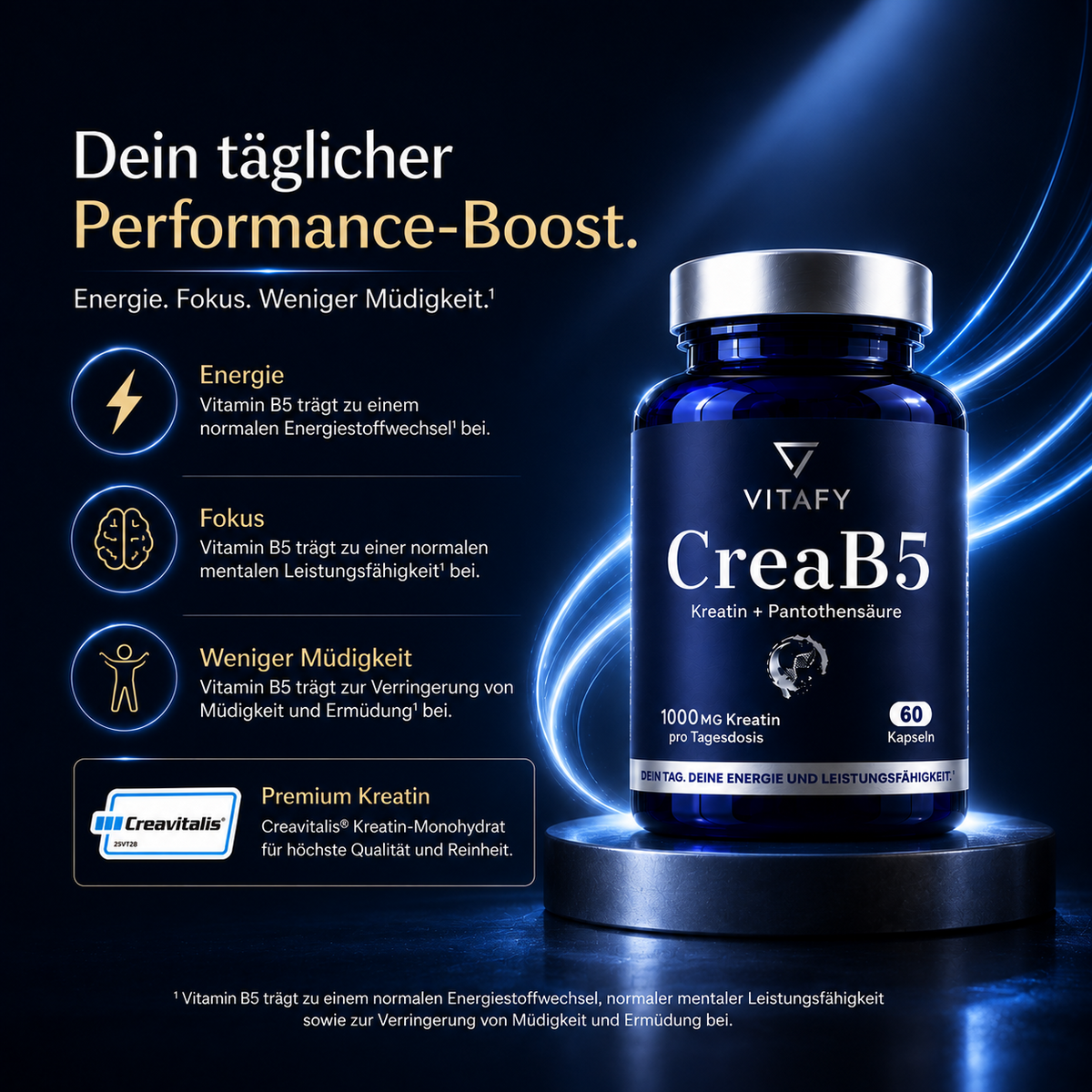 CreaB5 Energieformule (60 capsules)