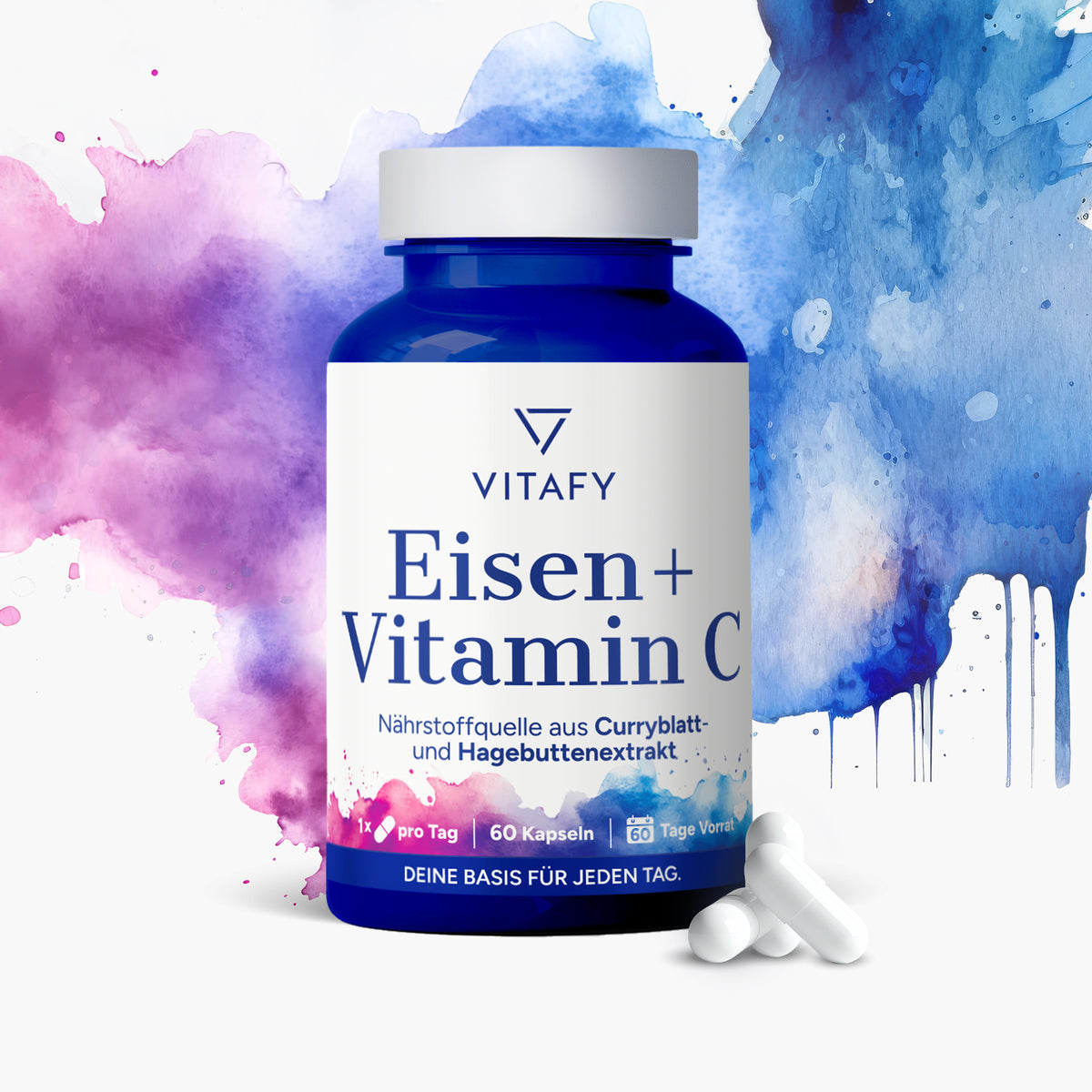 Ijzer + Vitamine C (60 capsules)