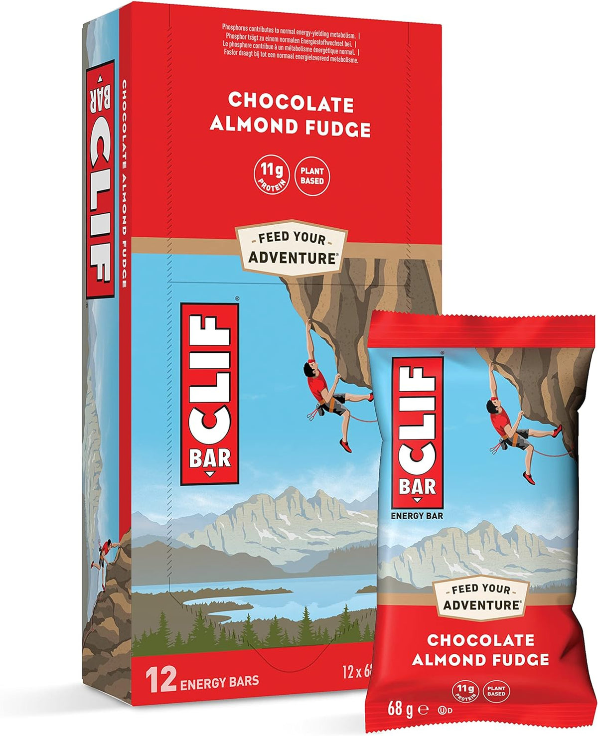 Clif Bar (12x68g) Chocolate-Almond Fudge
