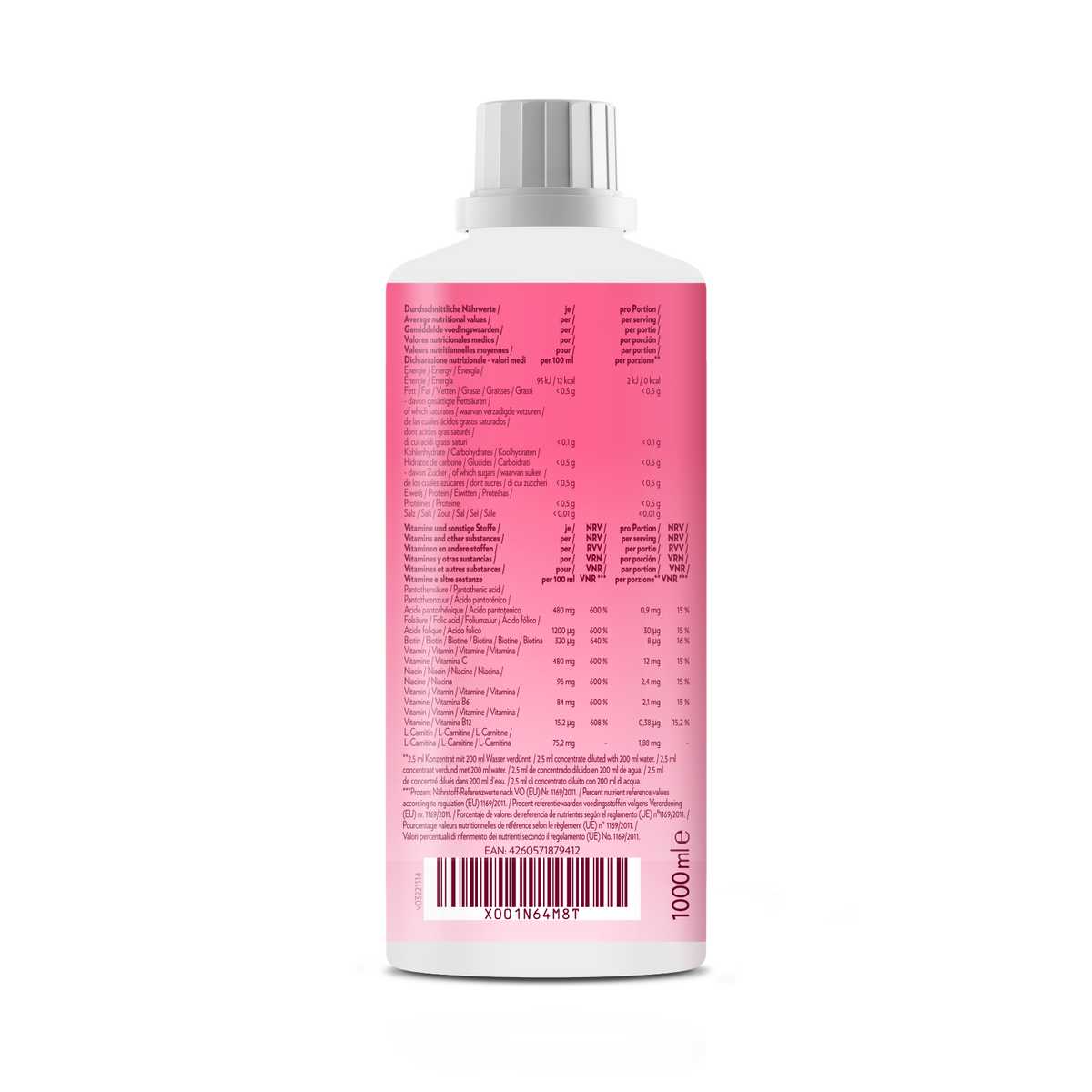 GYMQUEEN Zero Drink (1000ml)
