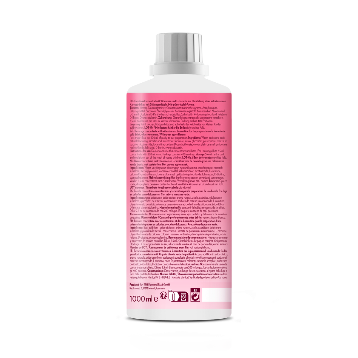 GYMQUEEN Zero Drink (1000ml)