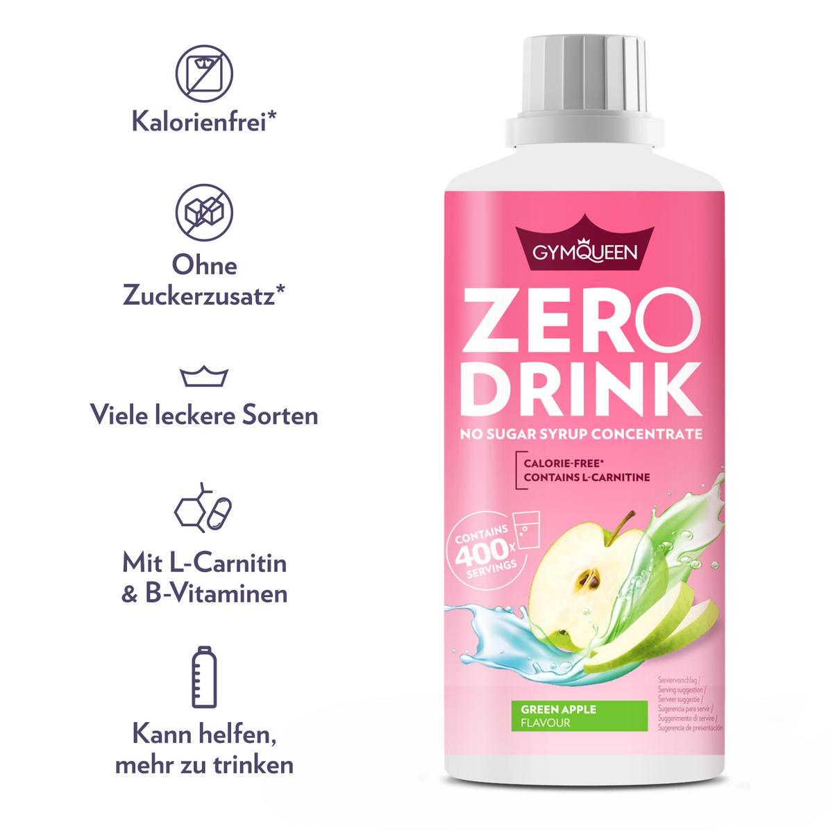 GYMQUEEN Zero Drink (1000ml)