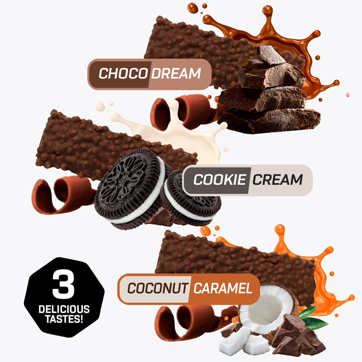 2 x Crunchy Protein Bar Deluxe (elk 12x65g)