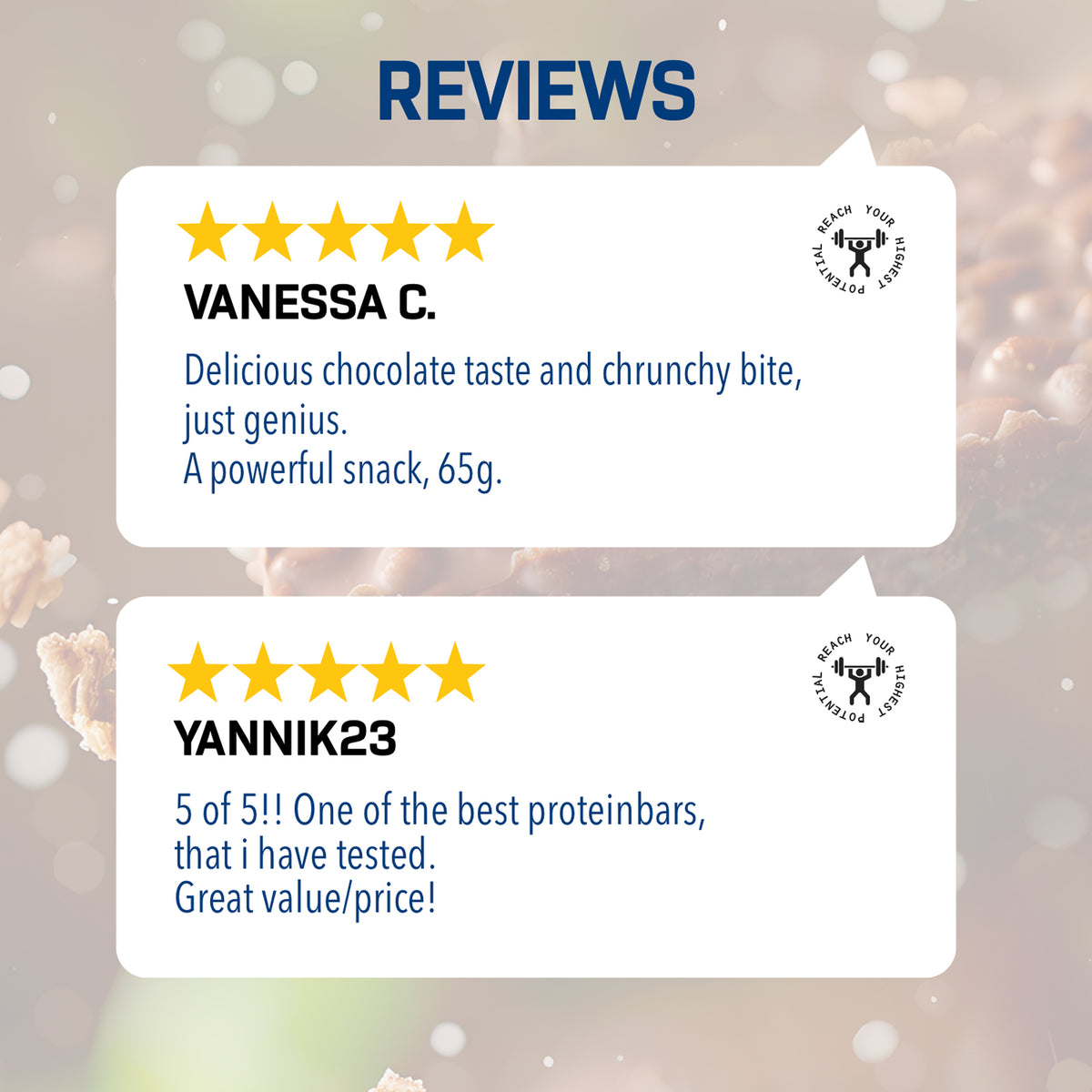 2 x Crunchy Protein Bar Deluxe (elk 12x65g)