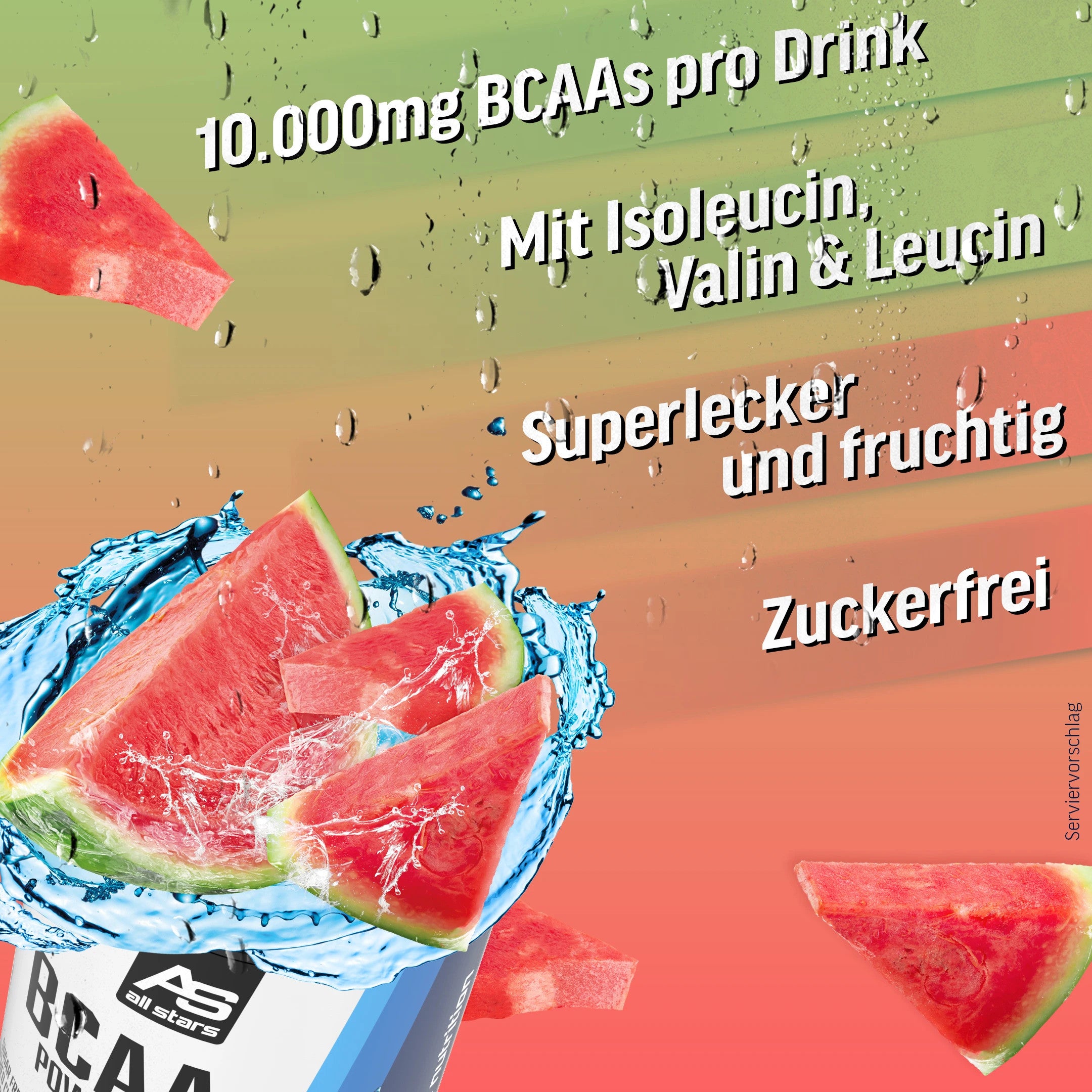BCAA Powder (500g) Watermelon