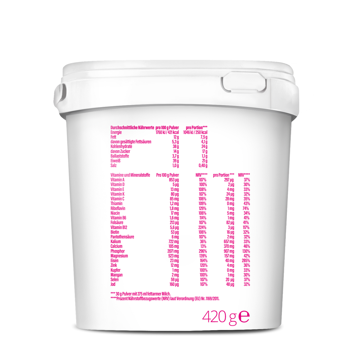 Slim Shake - maaltijdvervangende shake (420g) Banana Milkshake