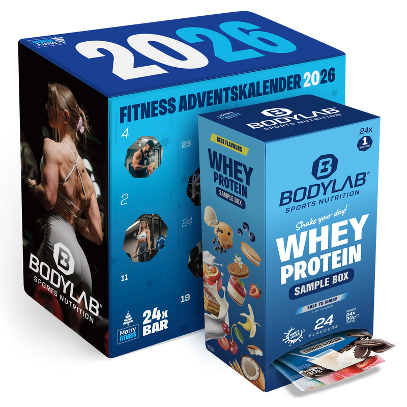 Onze BODYLAB Adventskalender in een gemengd dubbelpak