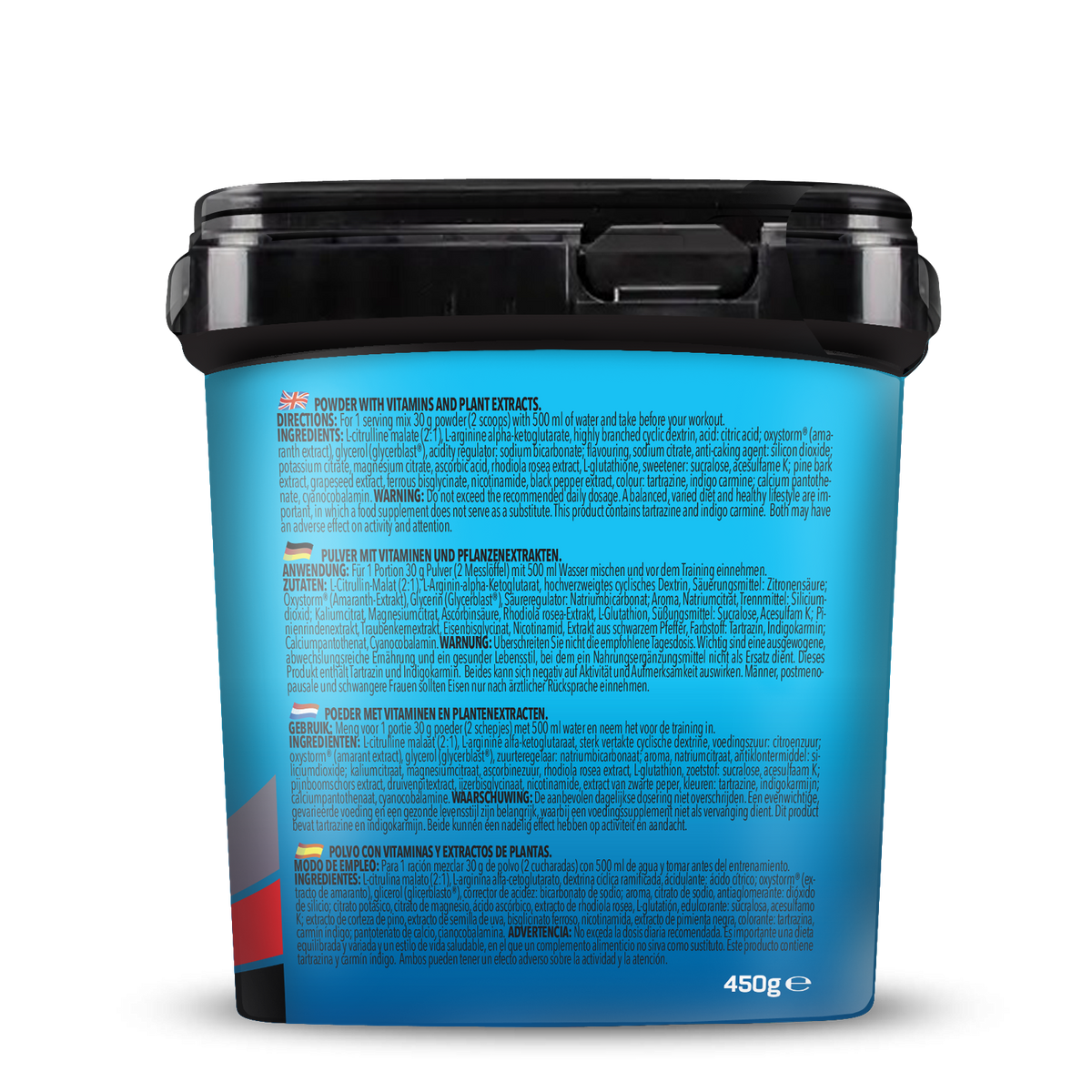 Bodybuilder Pump Pre Workout (450g) Green Apple
