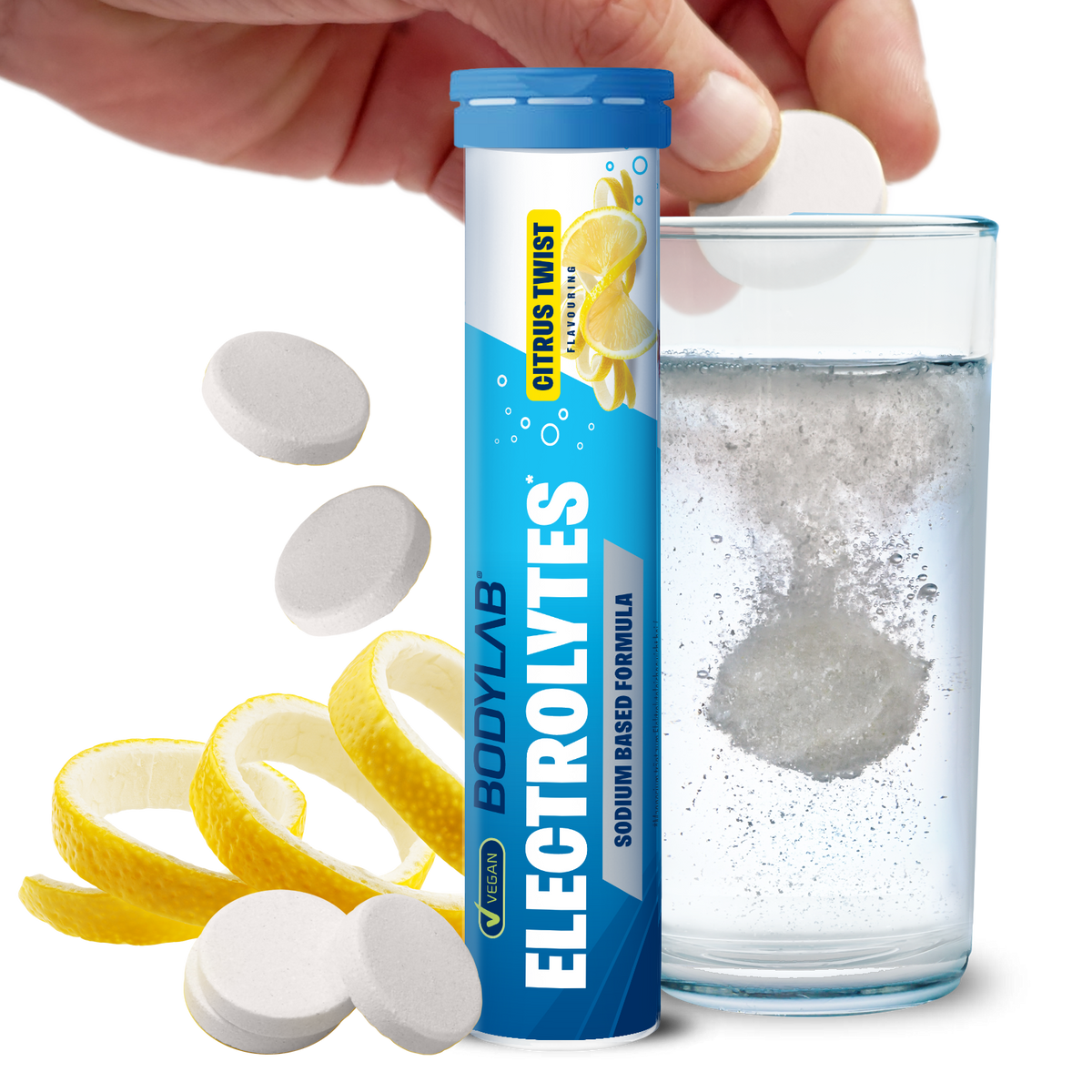 Electrolytes (6 x 20 bruistabletten) Lemon