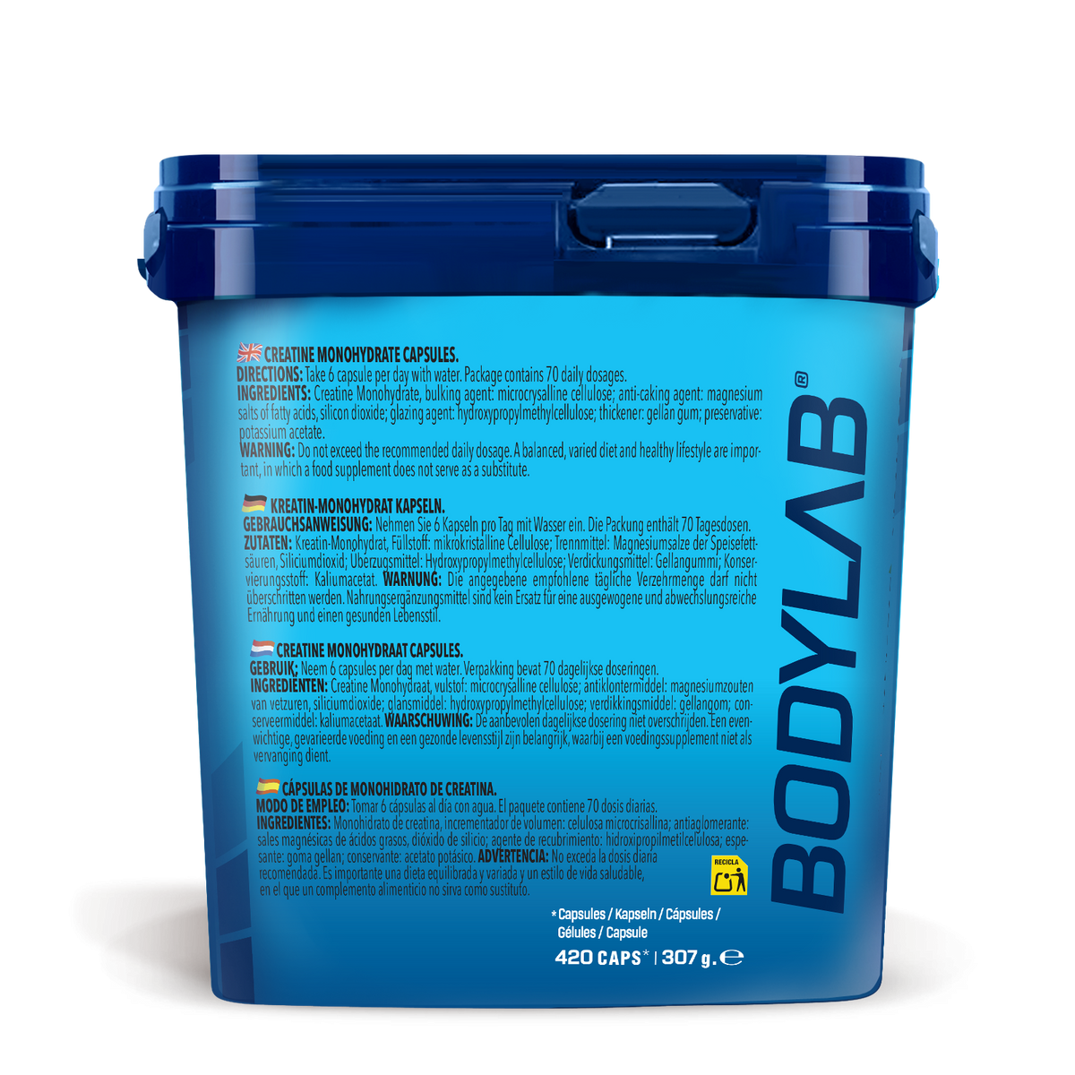 BIG PACK Creatine Monohydrate (420 capsules)