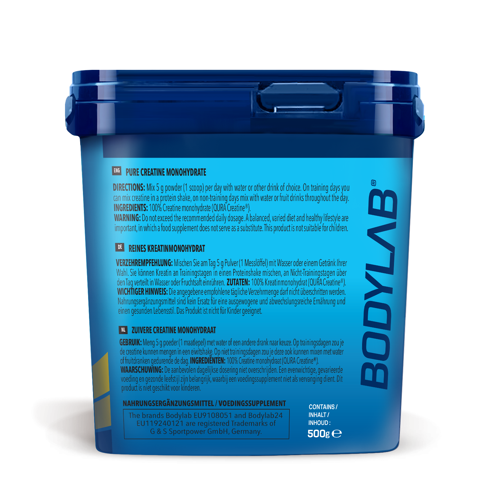 QURA Creatine ™ Monohydrate (500g)