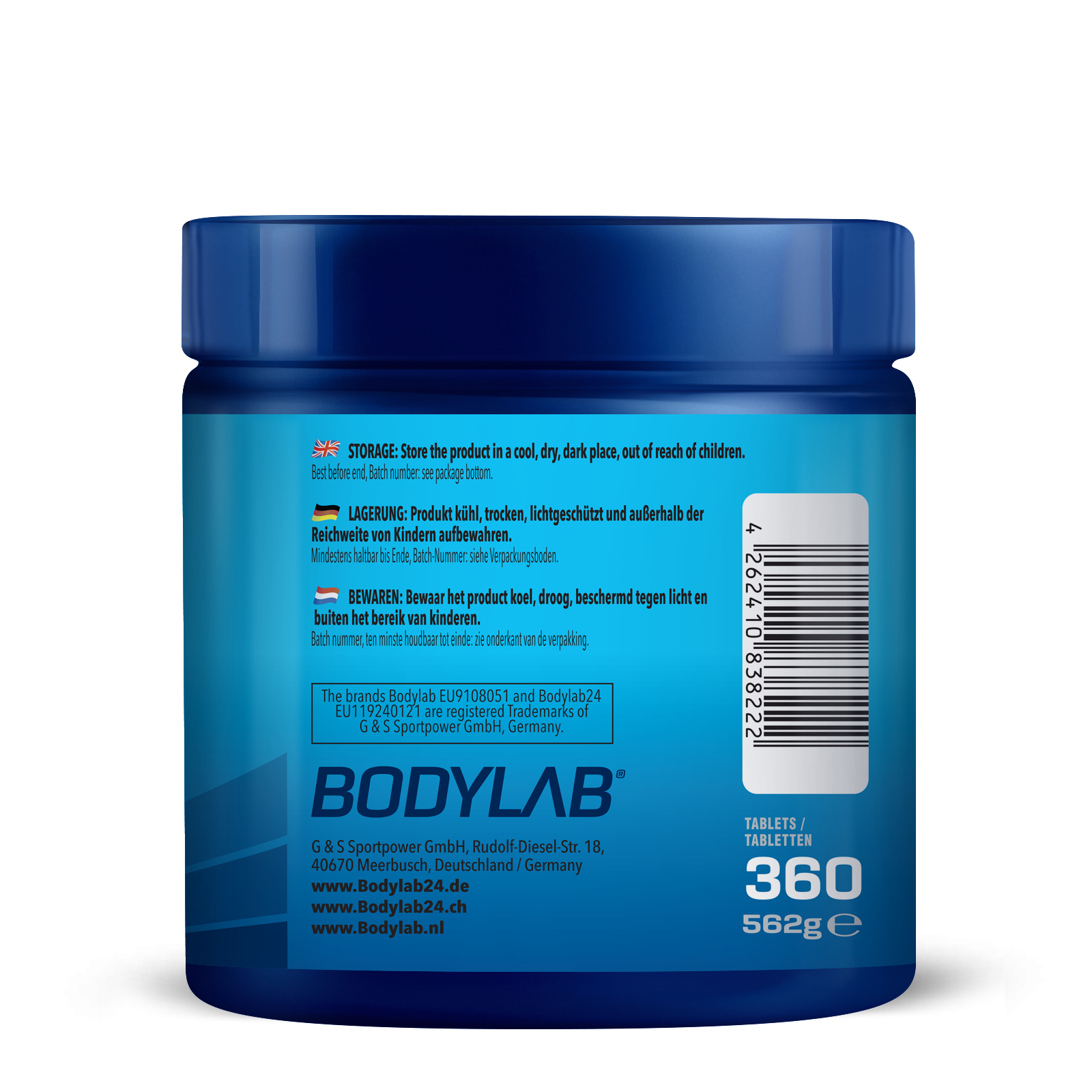 100% Magnesium Bisglycinat (360 tablets)