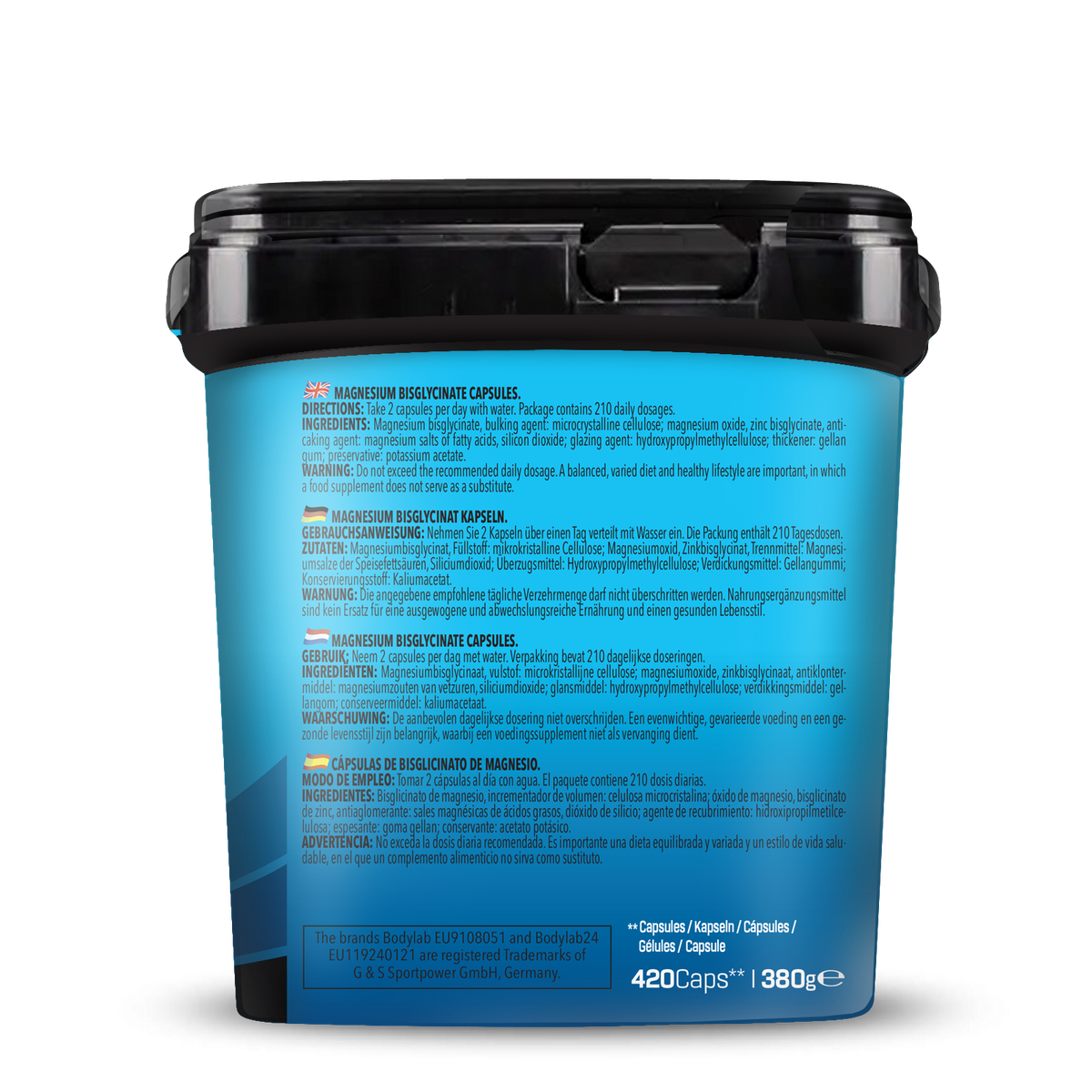 BIG PACK Magnesium Bisglycinate (420 capsules)