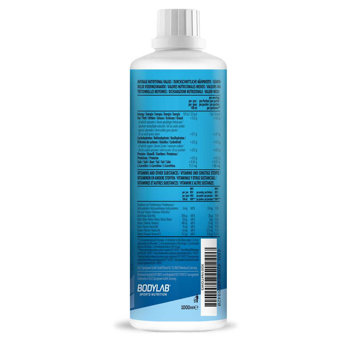 Vital Zero Drink (1000ml) Green Apple