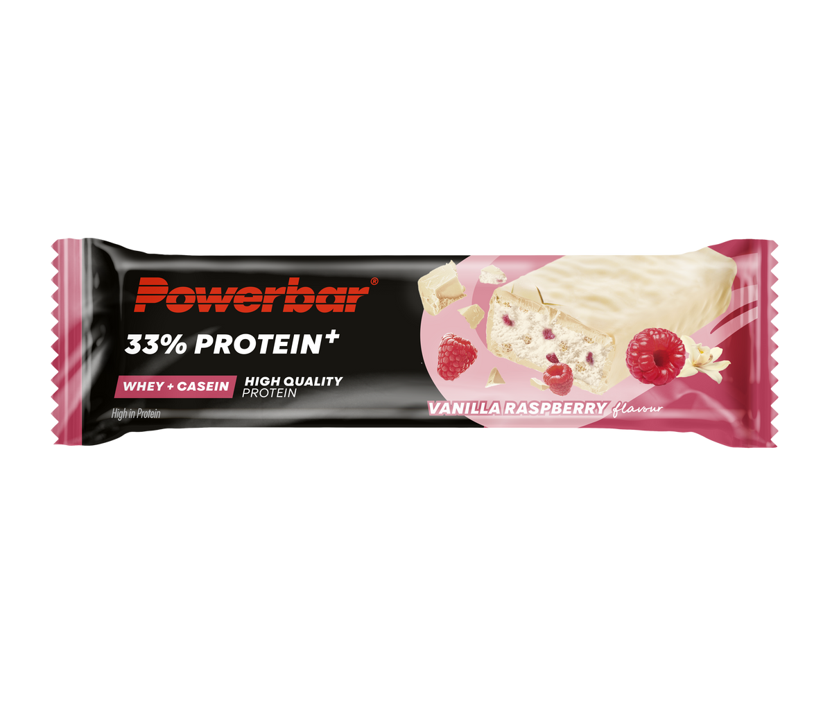 33% Protein Plus Bar (10x90g) Vanilla-Raspberry
