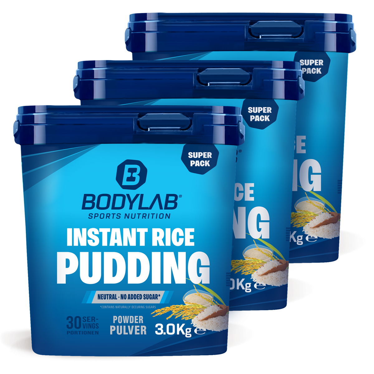 3 x Instant Rice Pudding (elk 3000g)