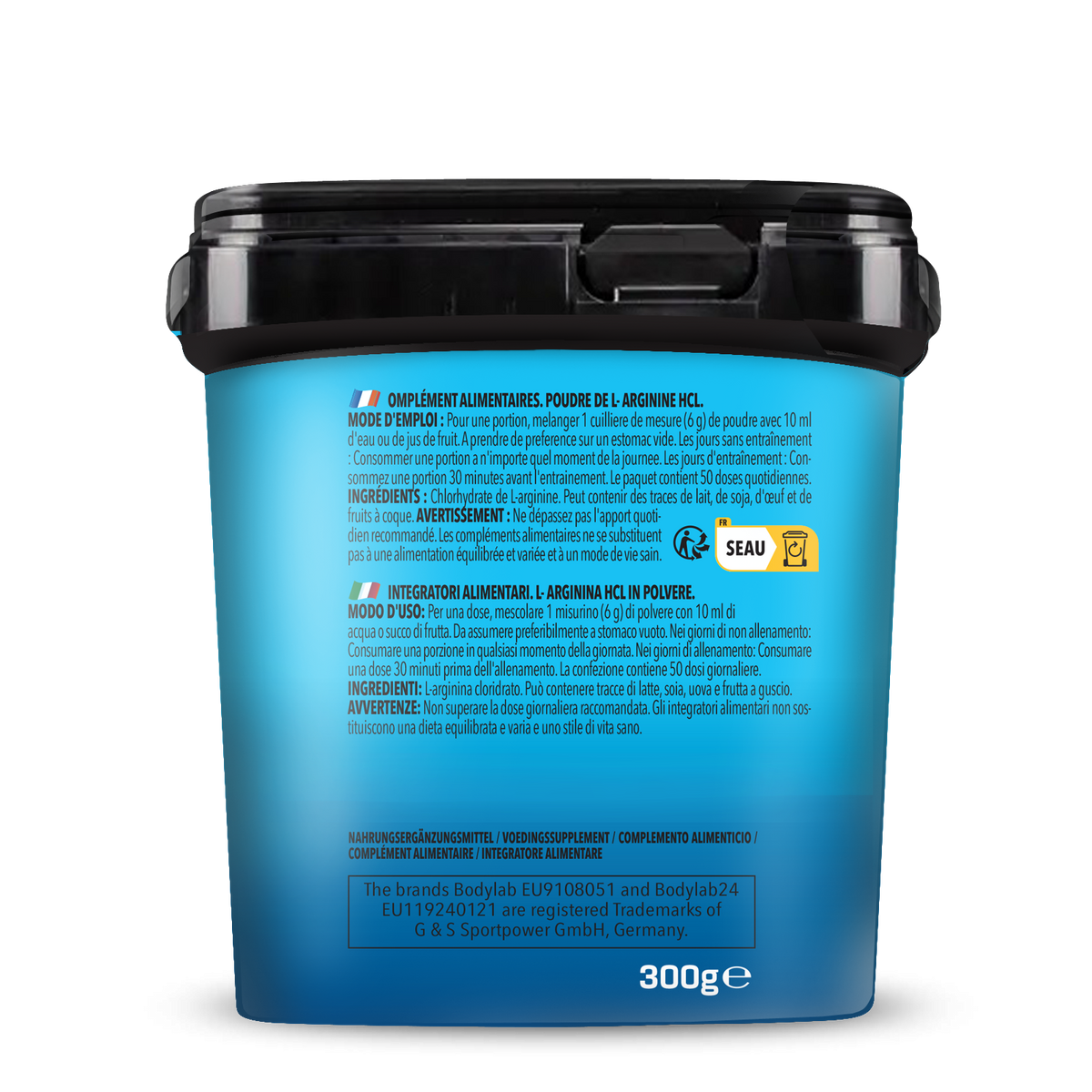 Arginine HCl Powder (300g)