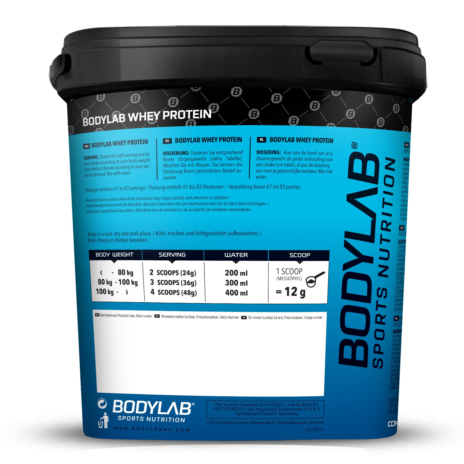 Whey Protein (2000g) Bourbon Vanilla