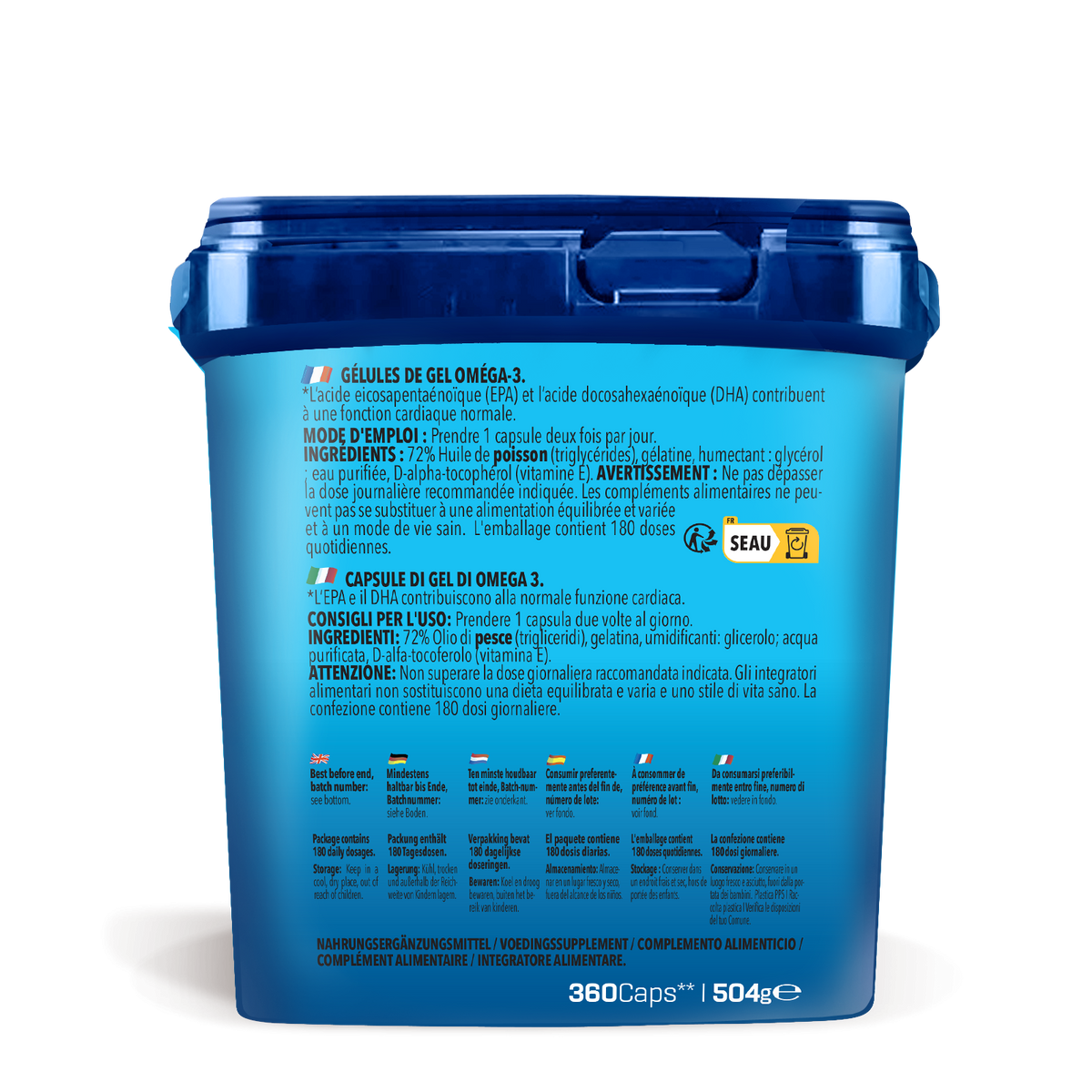 BIG PACK Omega-3 (360 capsules)