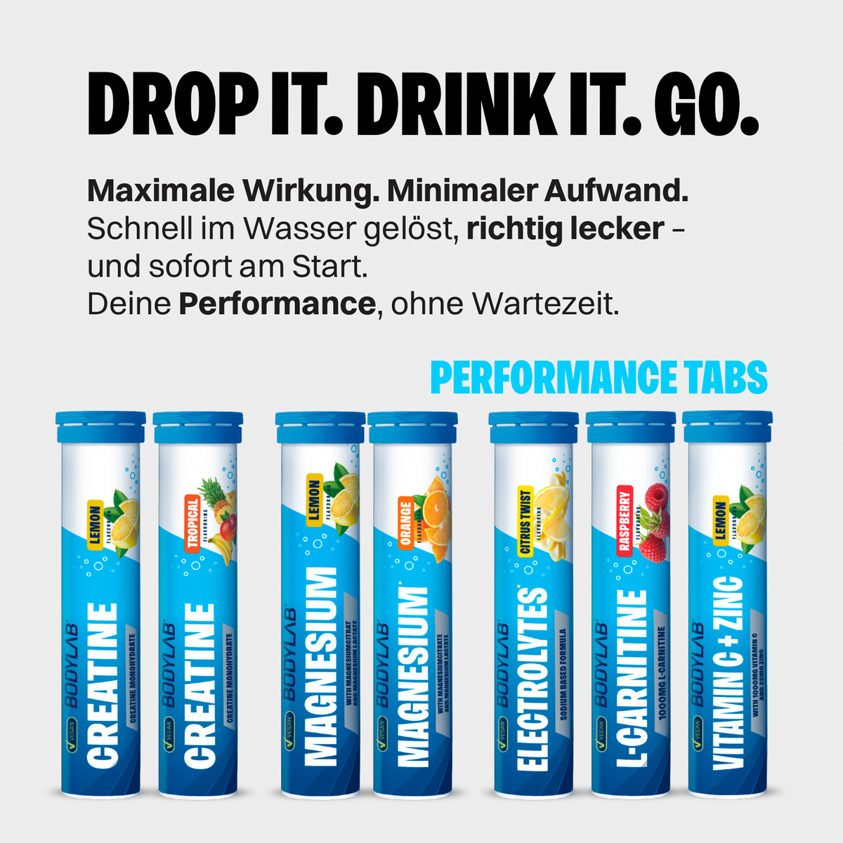 L-Carnitine - 6x 20 bruistabletten - Raspberry Flavouring