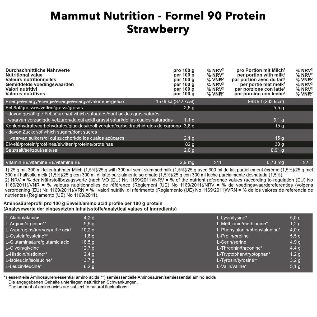Formel 90 Protein (3000g) Strawberry