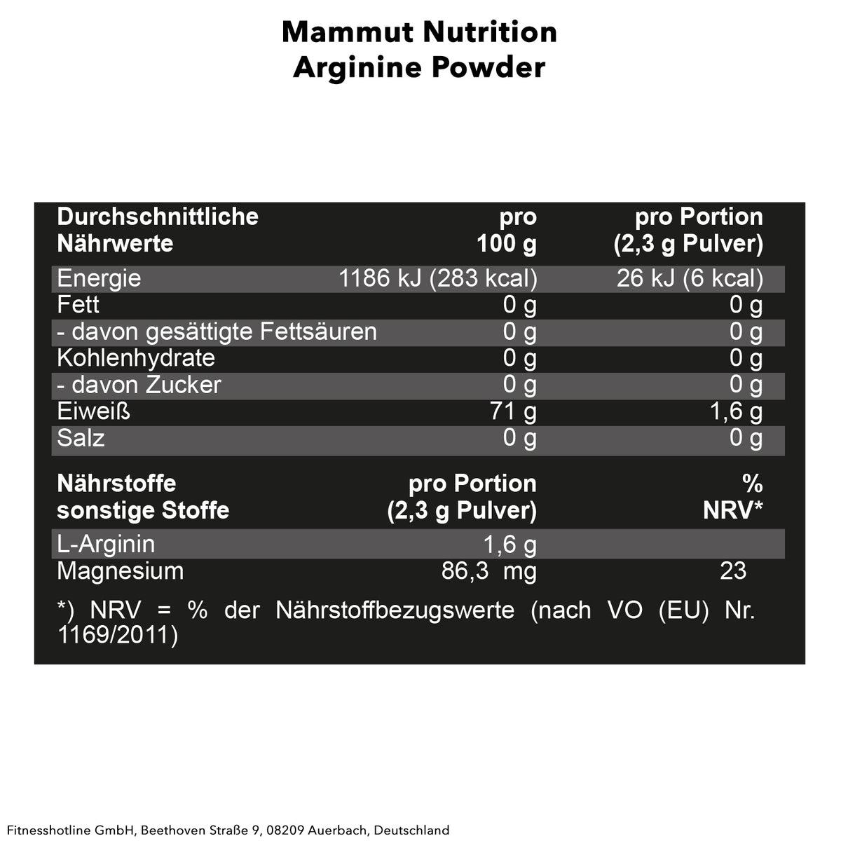 Arginine (300g)