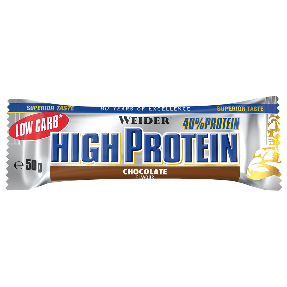40% Low Carb High Protein Bar (24x50g) Chocolate