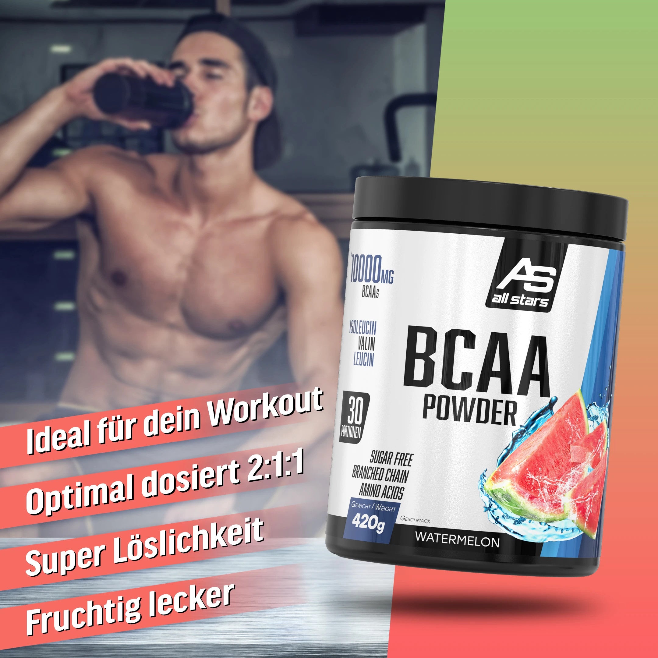 BCAA Powder (500g) Watermelon