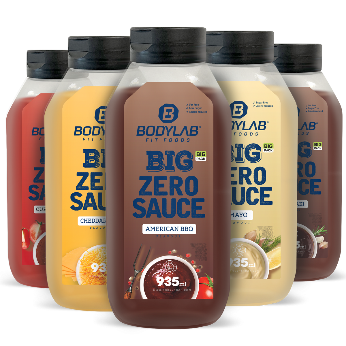 5 x Big ZERO Sauce (elk 935ml)