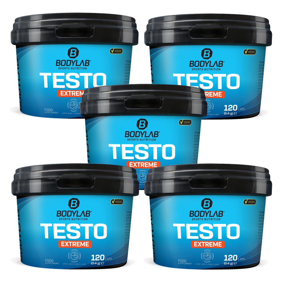 5 x Testo Extreme (elk 120 capsules)