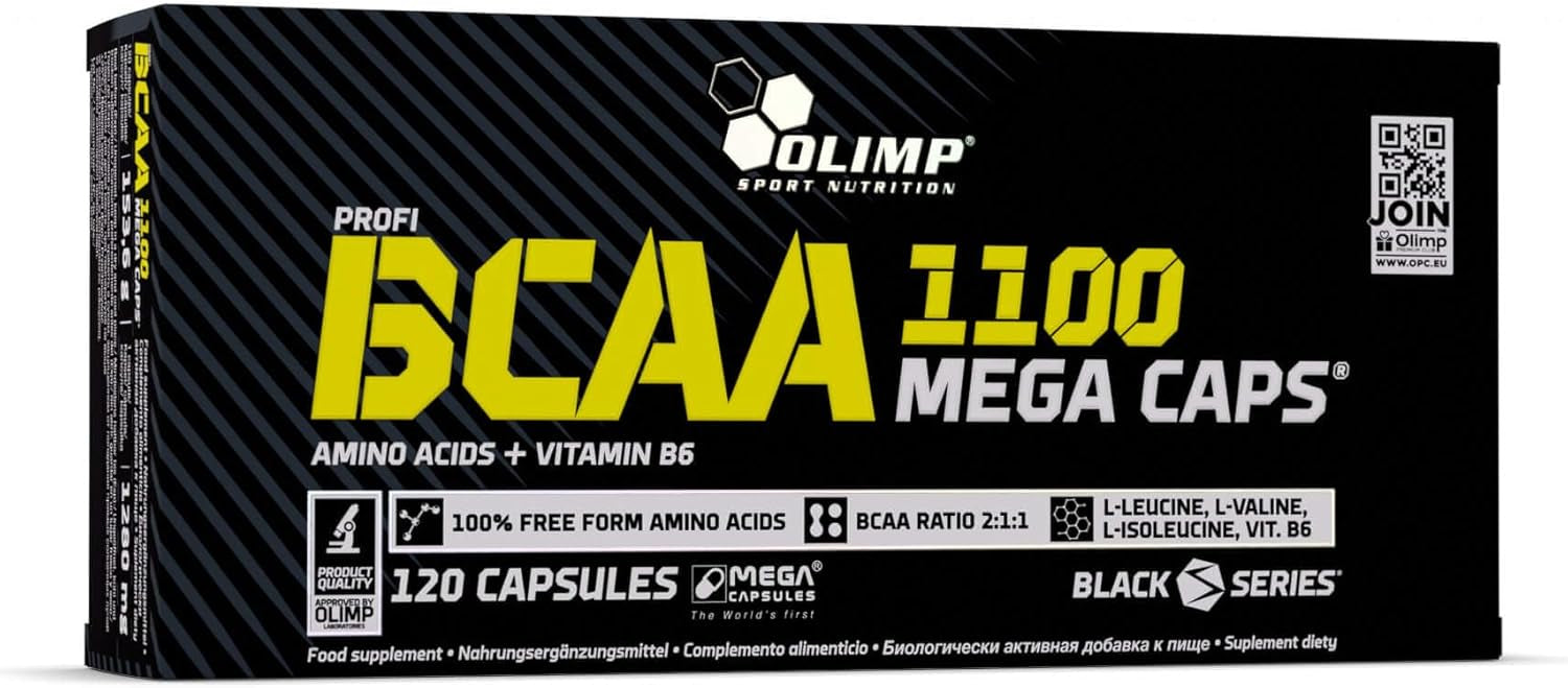 BCAA Mega caps 1100 (120 caps)