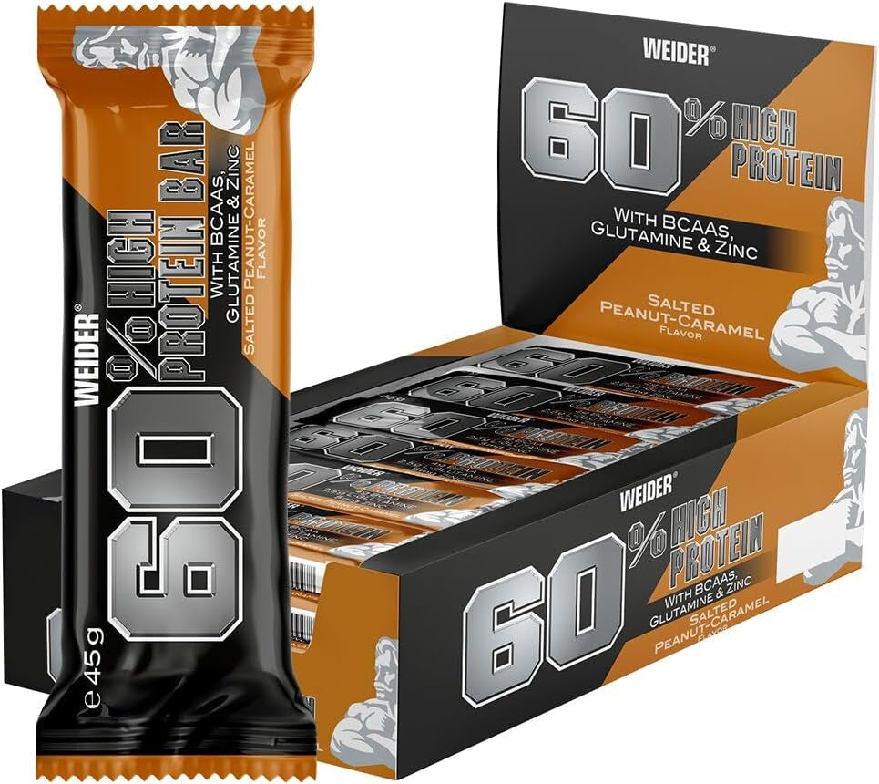 60% Protein Bar (24x45g) Salted Peanut-Caramel
