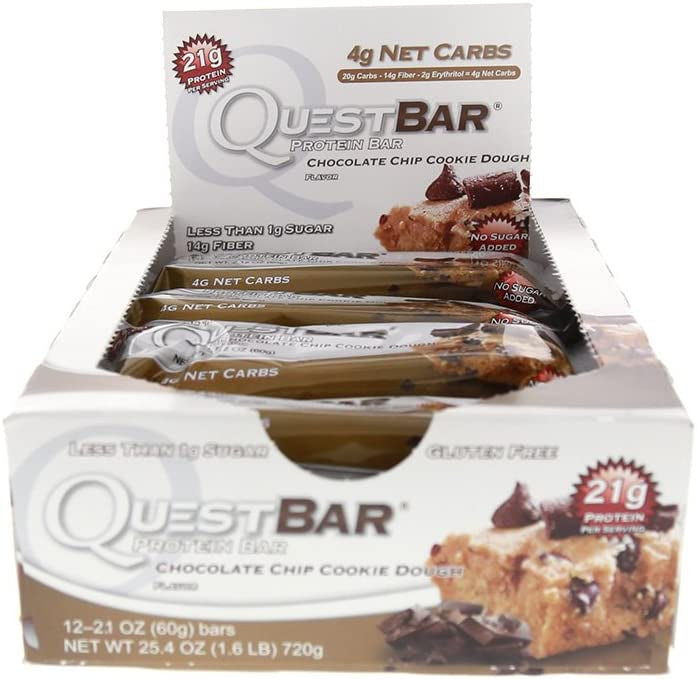 Quest Bar (12x60g) Chocolate Chip-Cookie Dough
