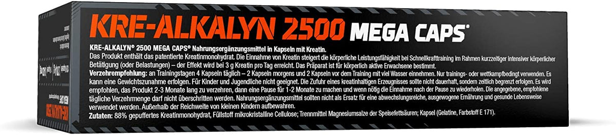 Kre Alkalyn 2500 Mega caps (120 caps)