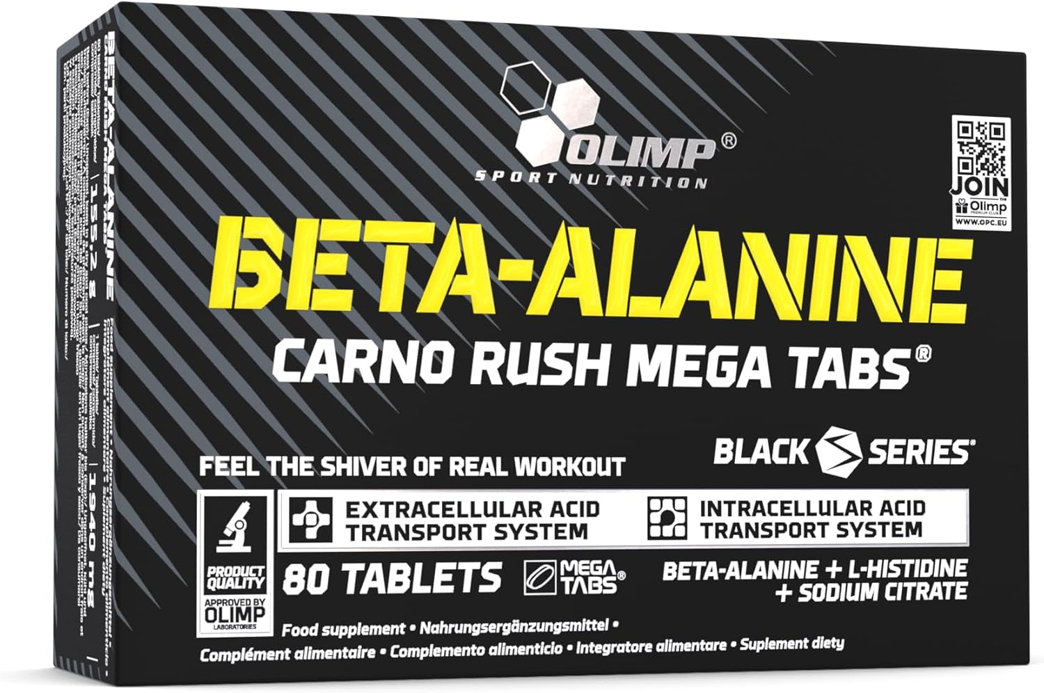 Beta Alanine Carno Rush Mega Tabs (80 Tabletten)